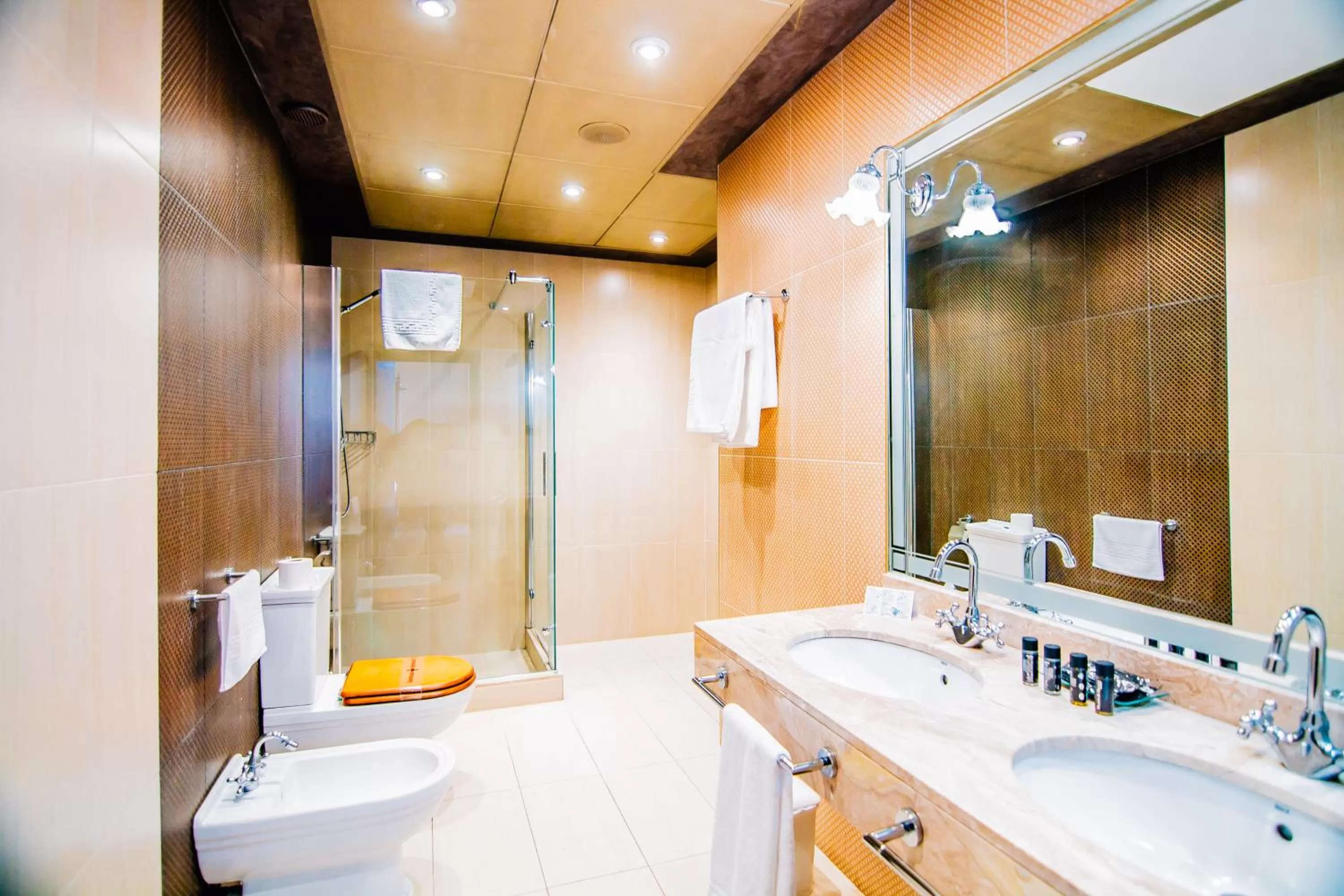 Bathroom in Hotel Roger de Flor by Seleqtta