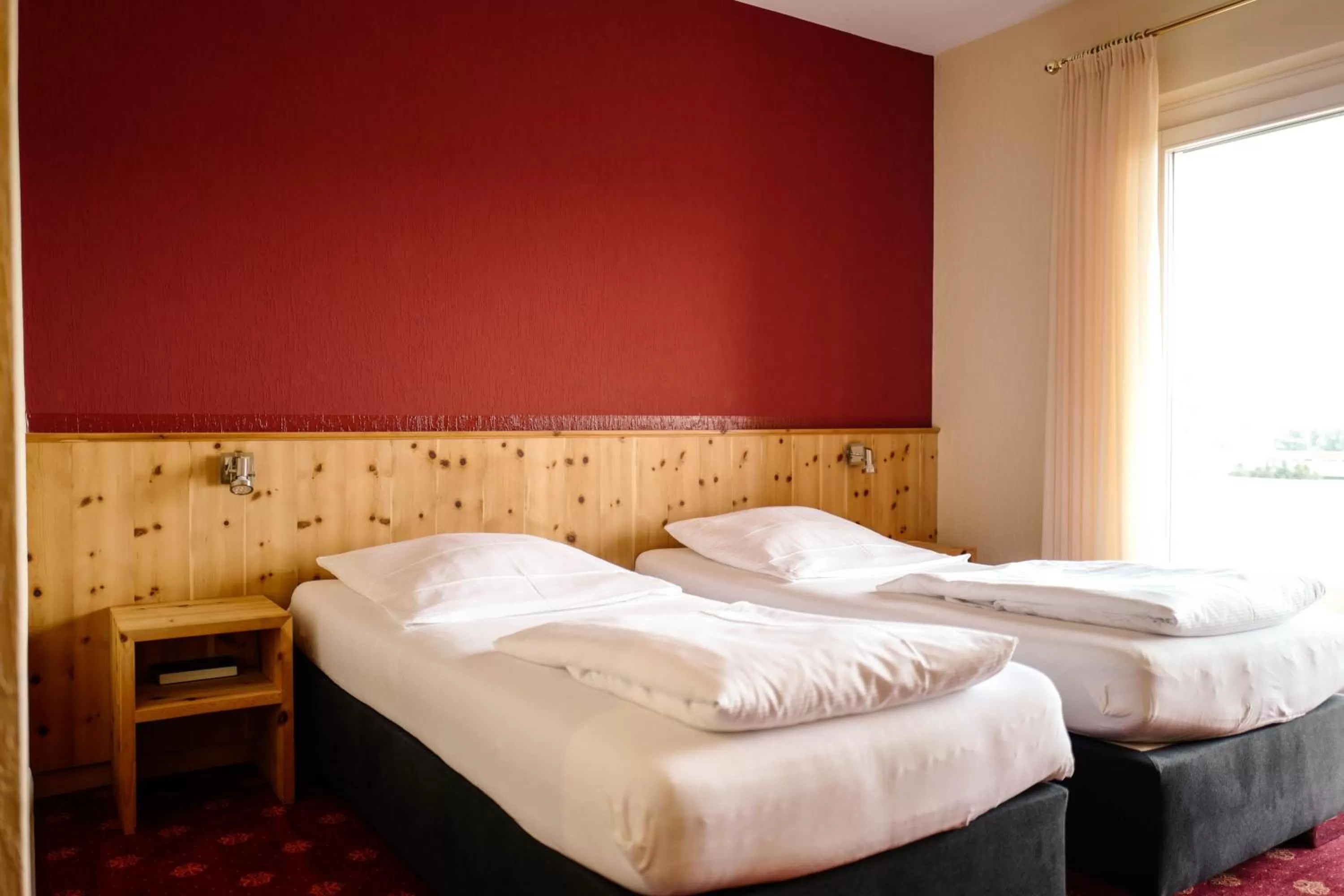 Bed in Hotel Restaurant Sennerbad