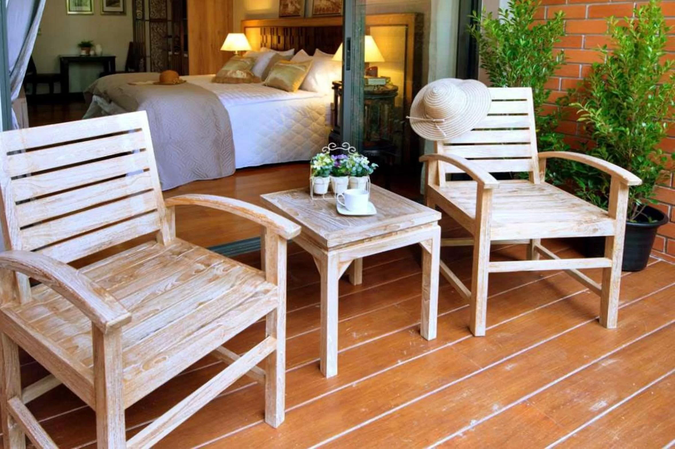 Staff, Bed in Rimnaam Klangchan Hotel - SHA Plus