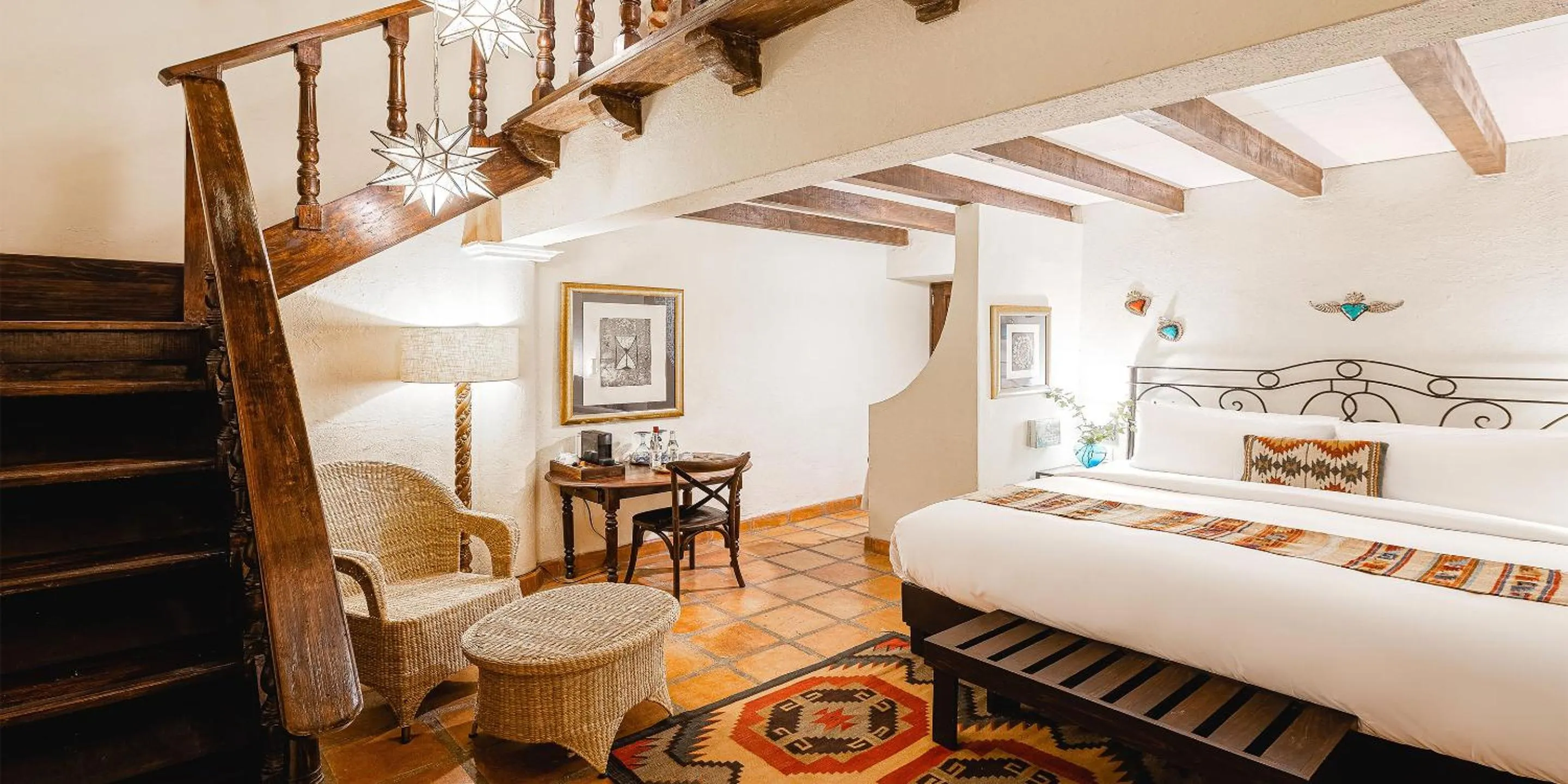 Photo of the whole room, Bed in Hacienda El Santuario San Miguel de Allende