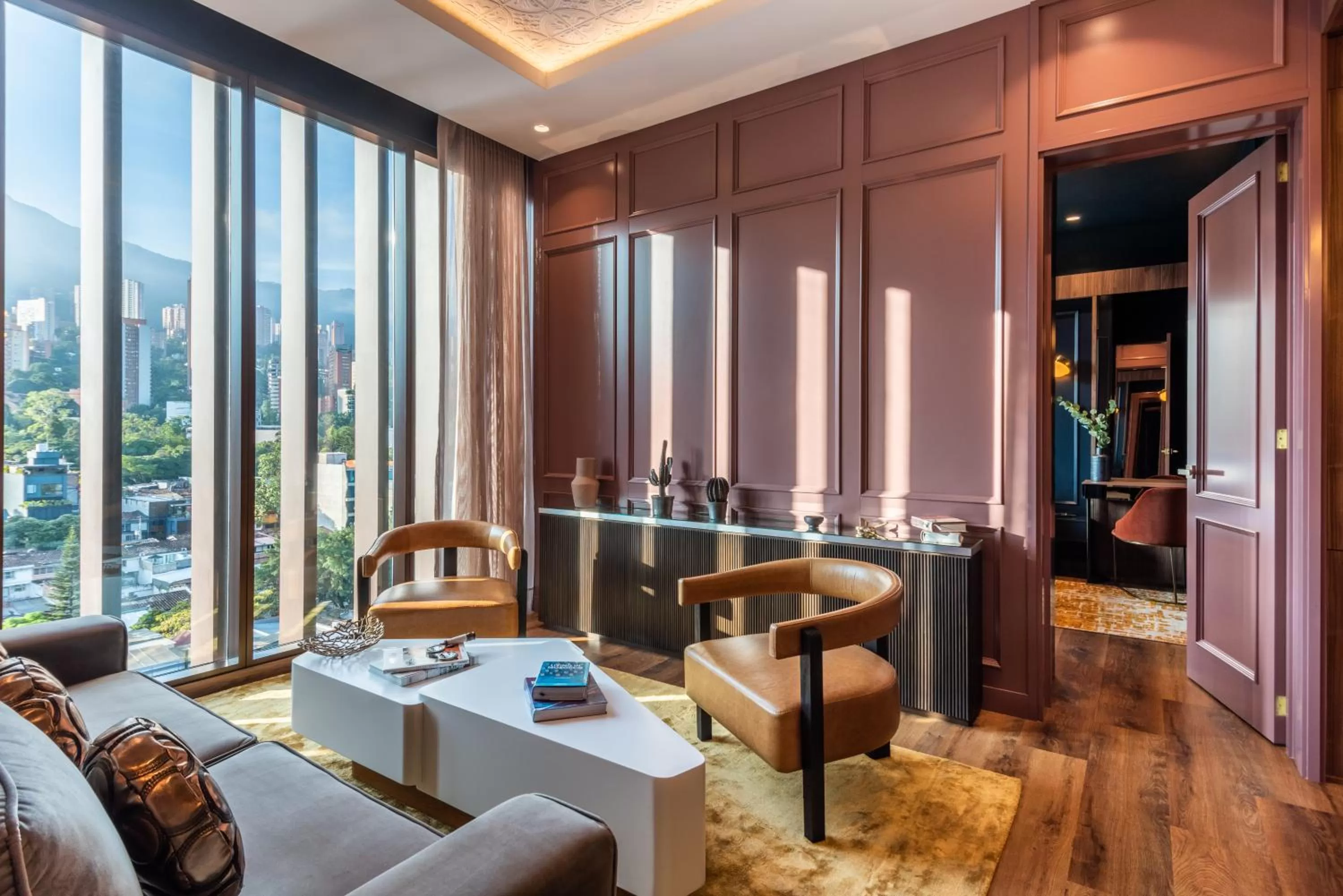 Living room in Hotel Marquee Medellín