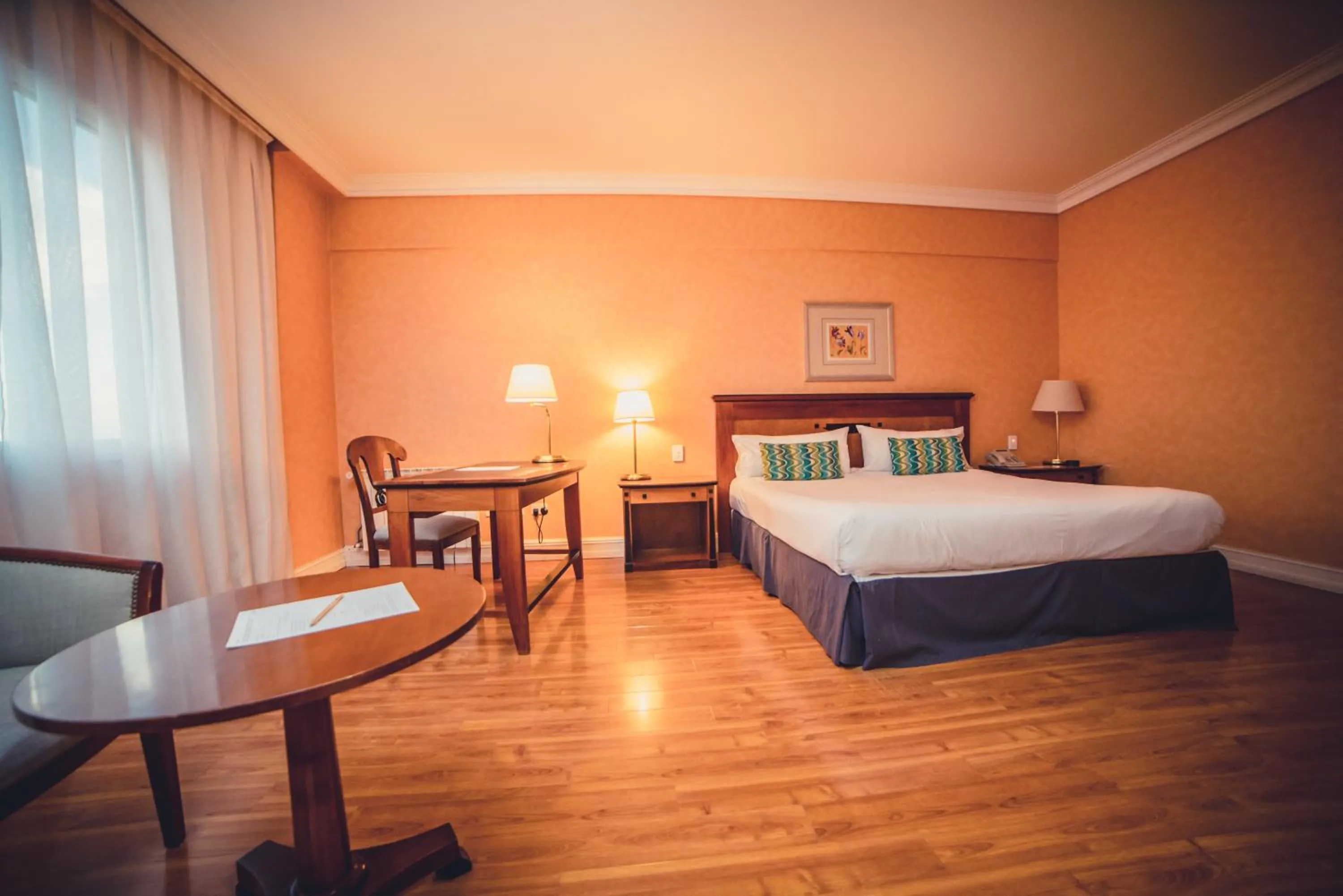 Bed in Lucania Palazzo Hotel