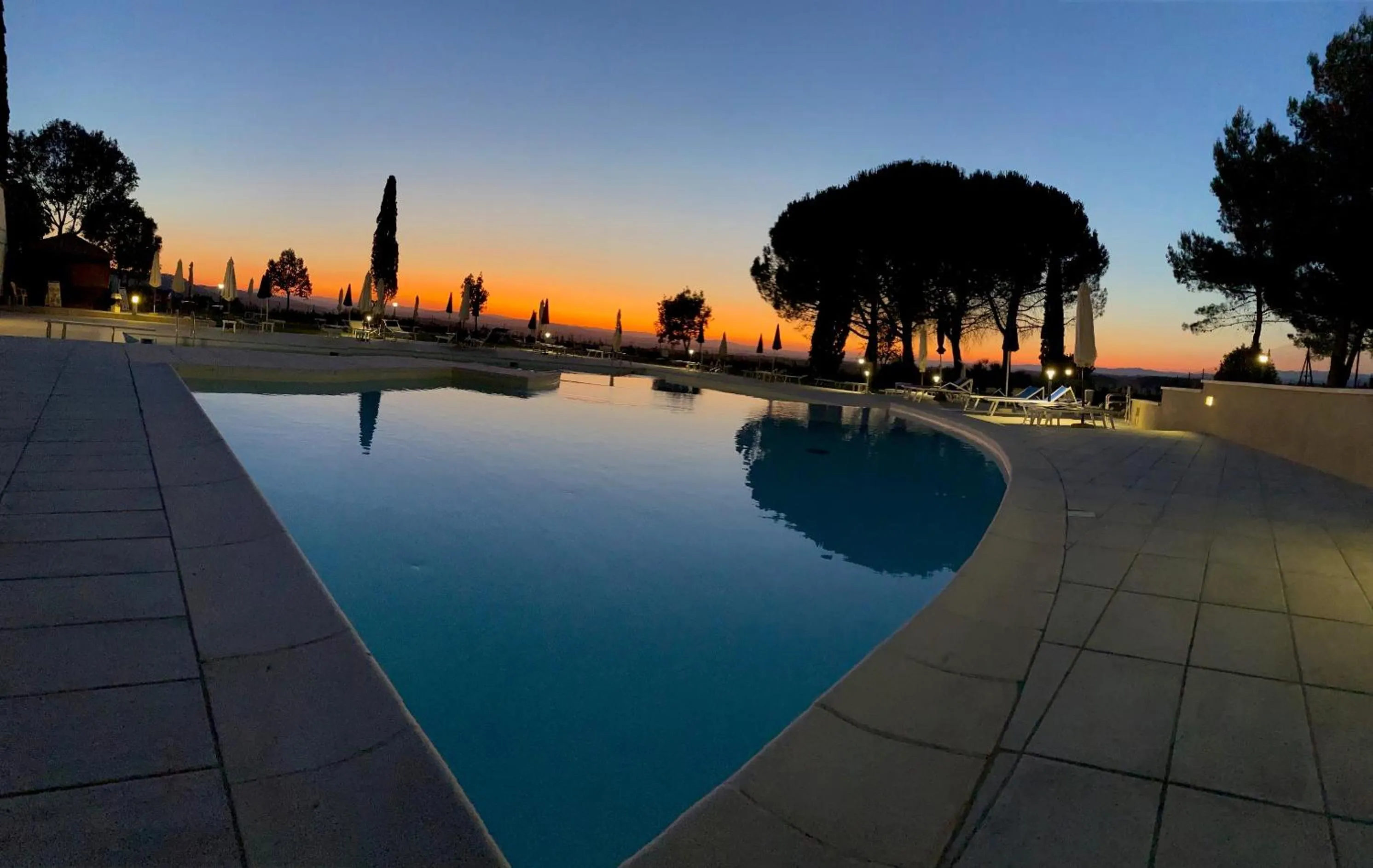 Swimming pool in Hotel Palazzuolo