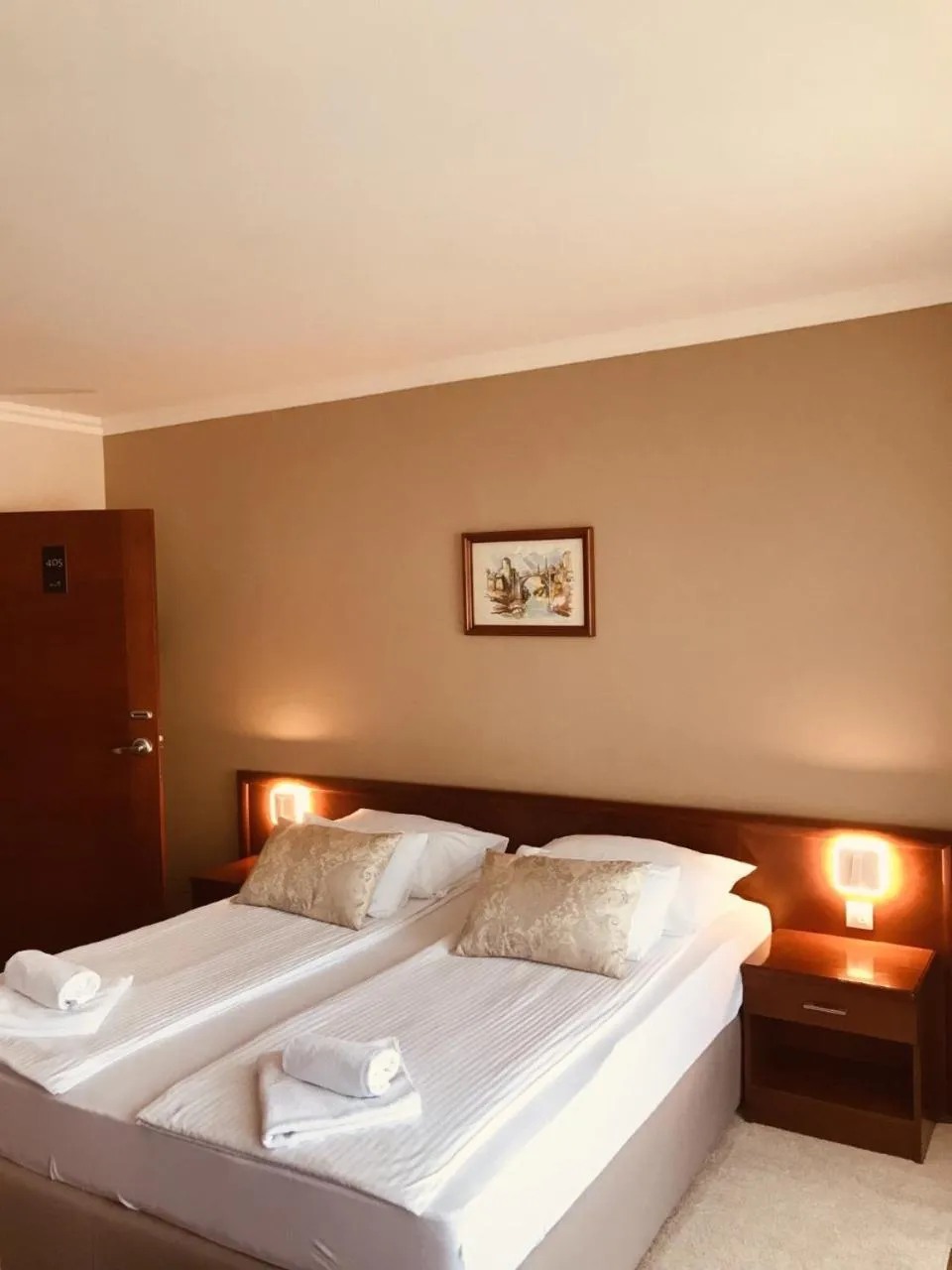 Bed in Hotel Bristol