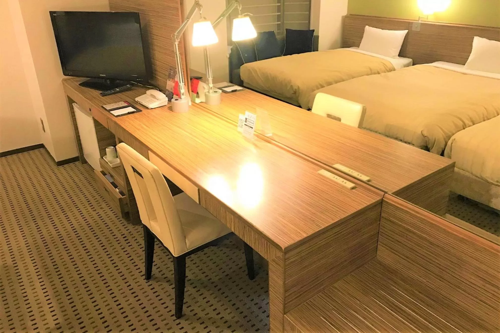 Bed in CYPRESS HOTEL Nagoya-eki Mae