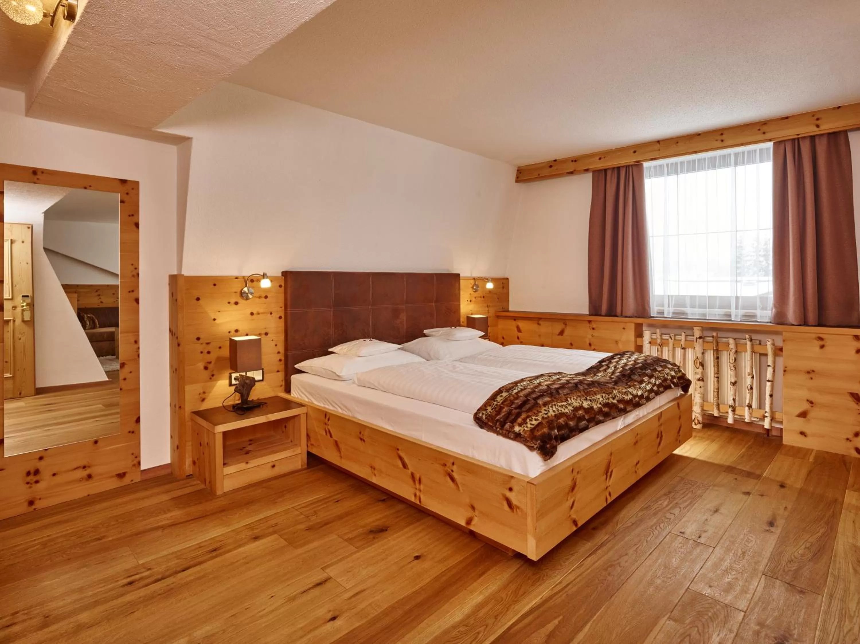 Bedroom, Bed in Hotel Seefelderhof