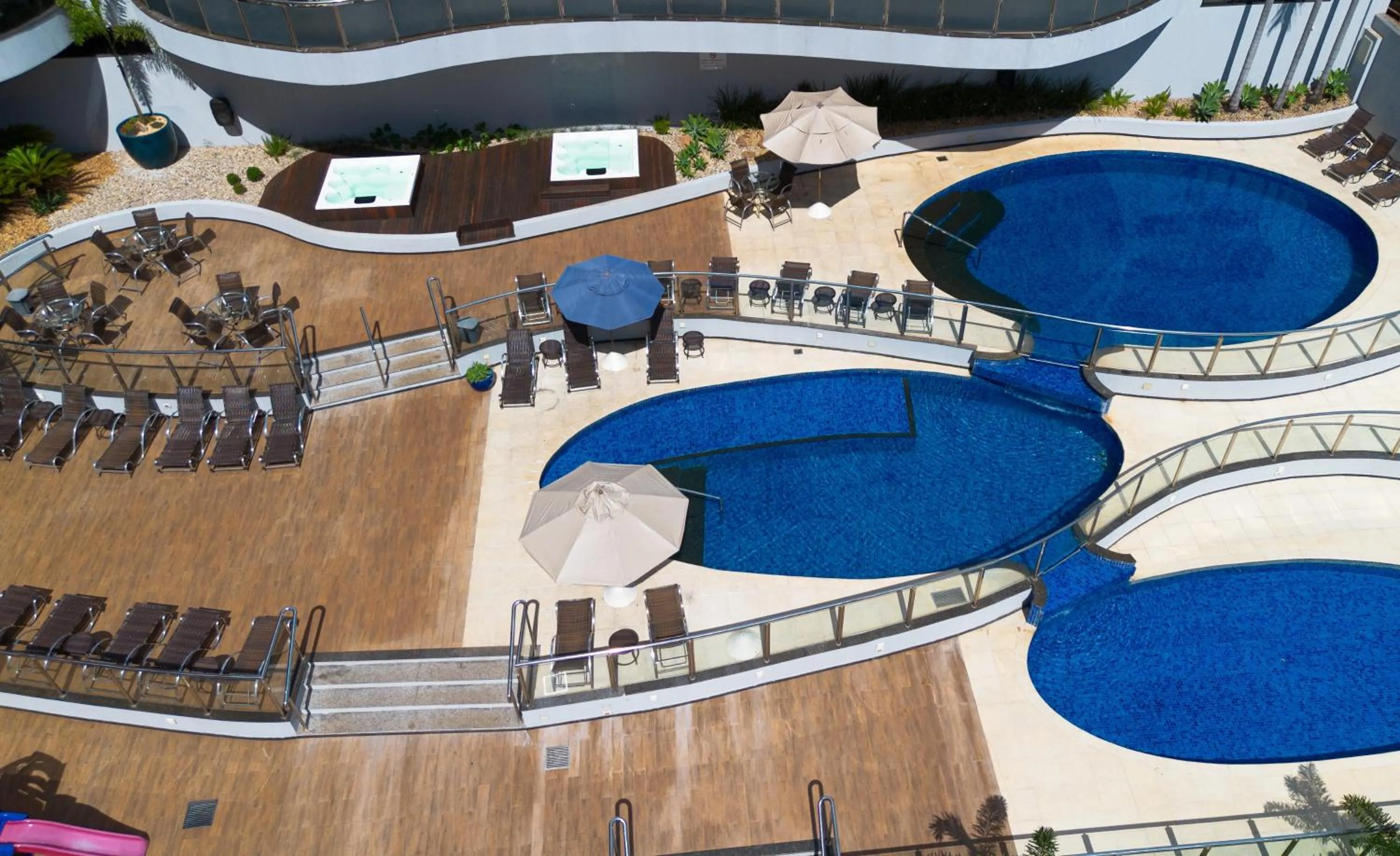 Pool view in Foz Plaza Hotel