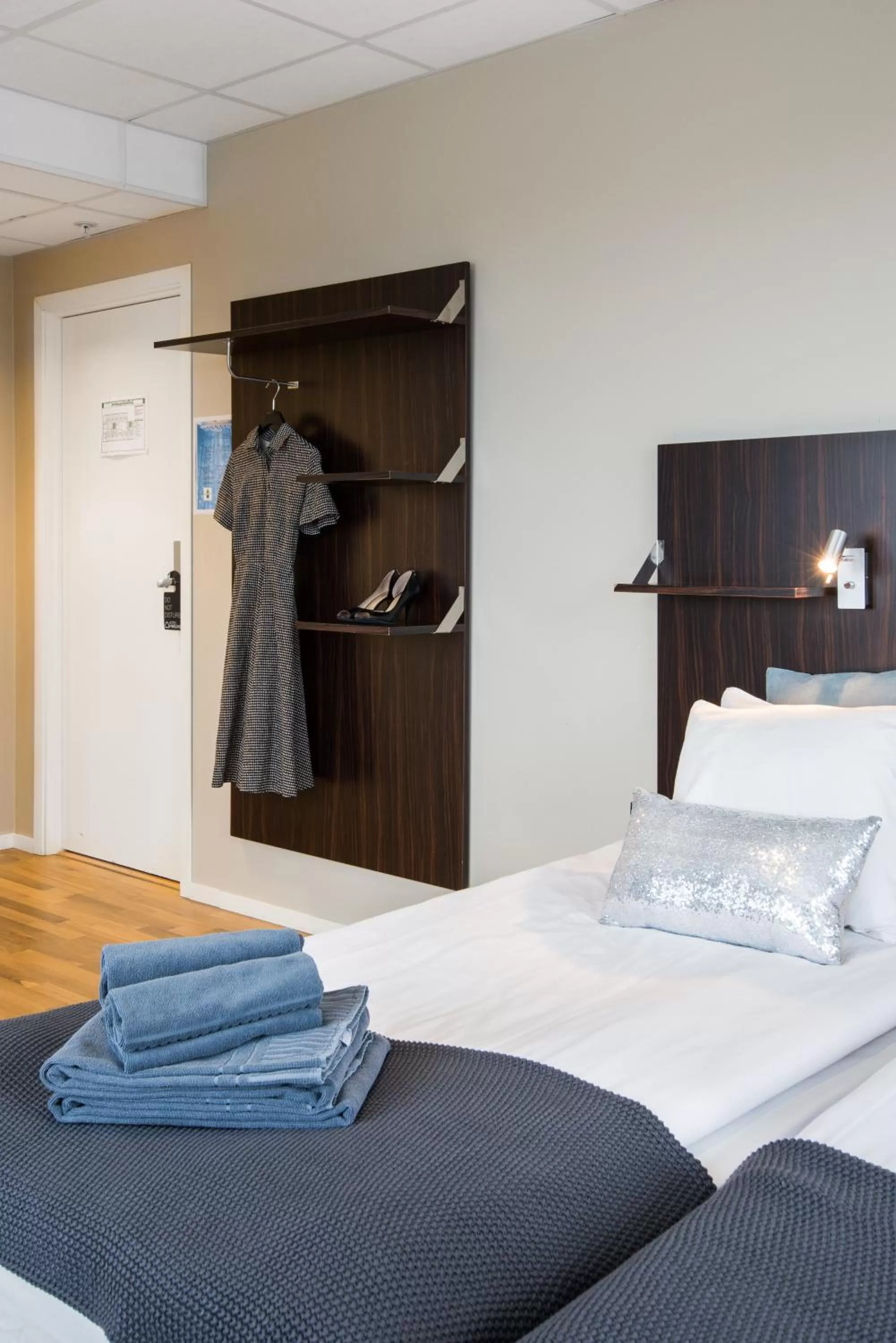 Bedroom, Bed in Hotell Fyrislund