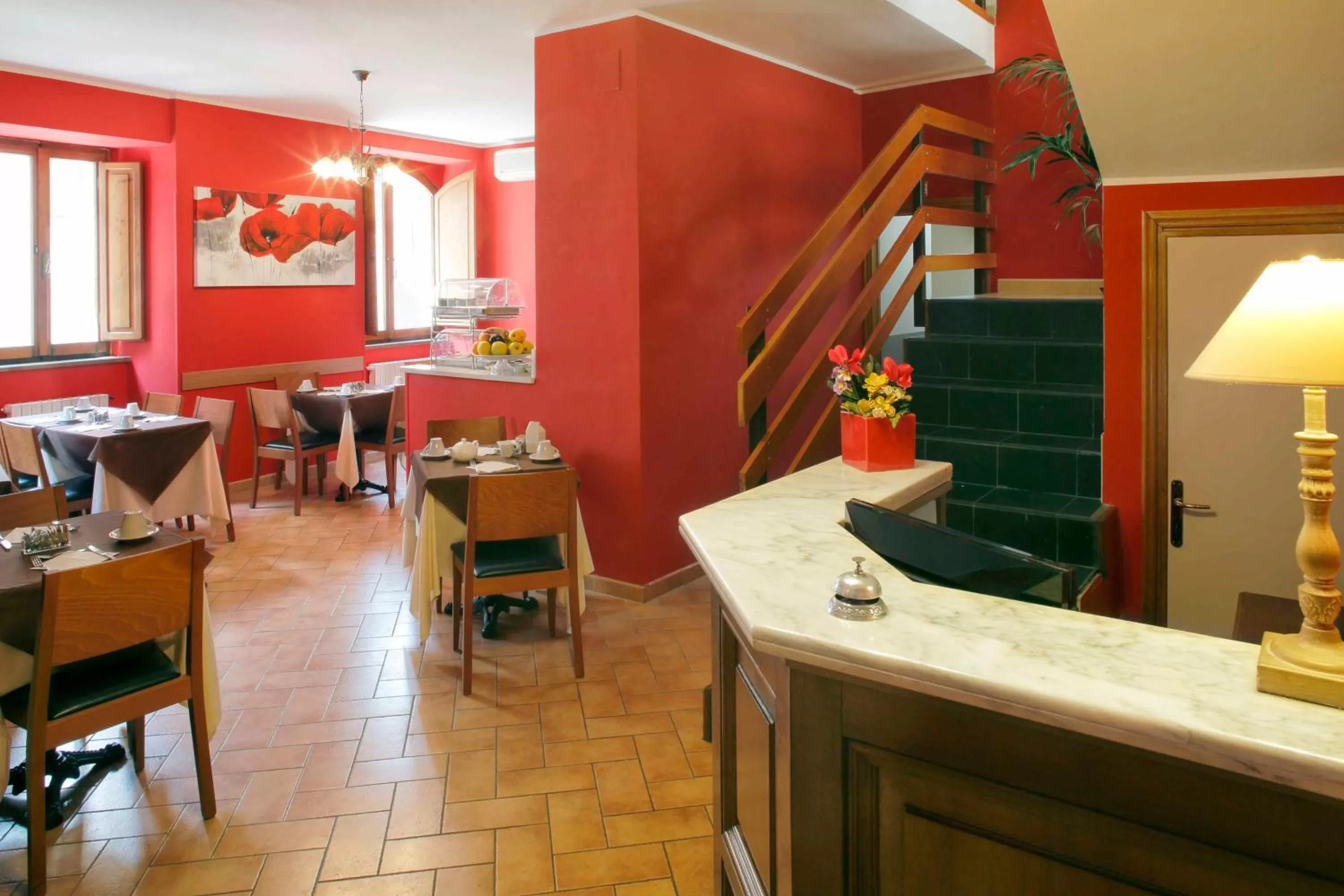 Lobby or reception in Hotel Properzio