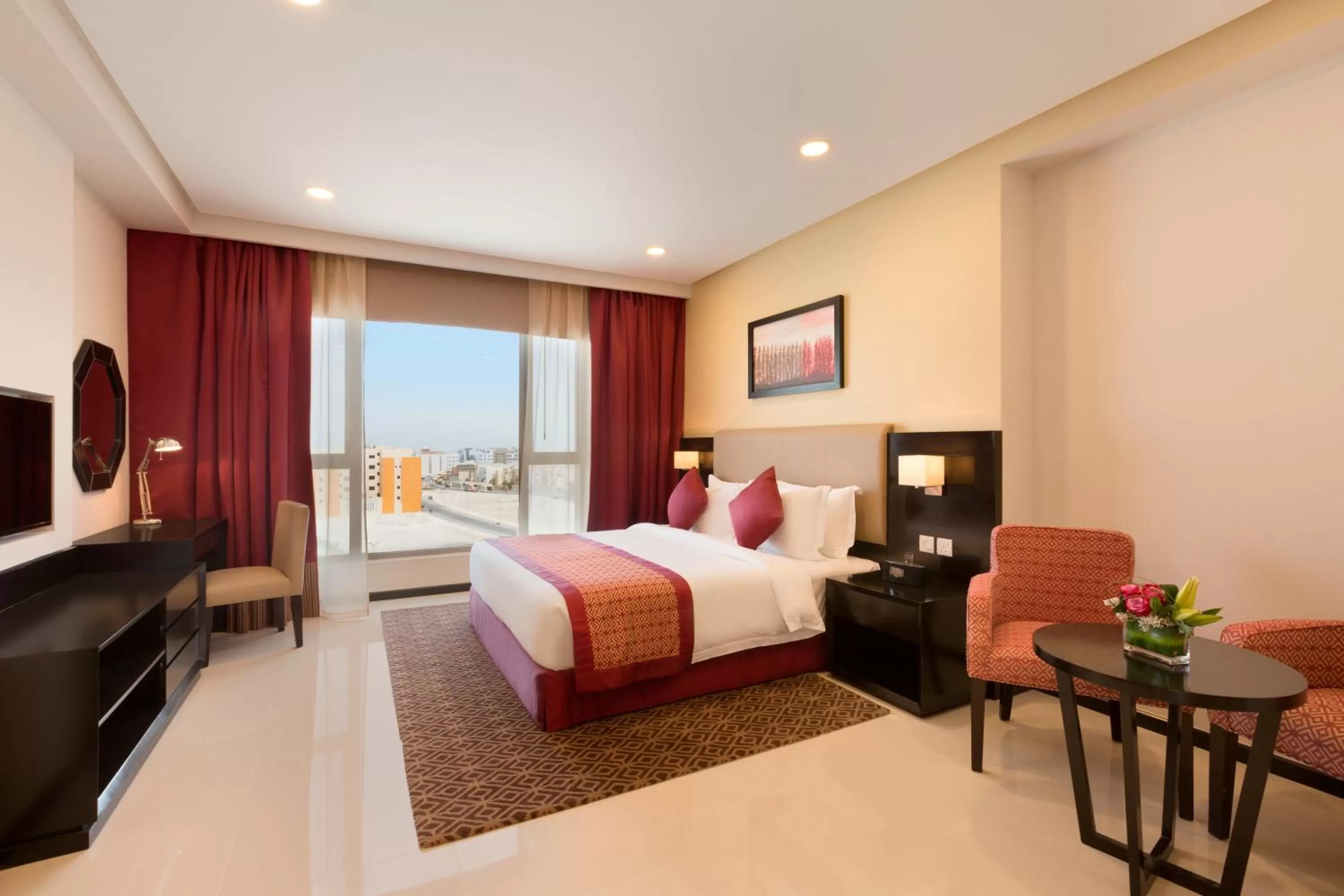 Bedroom, Bed in Ramada Hotel and Suites Amwaj Islands