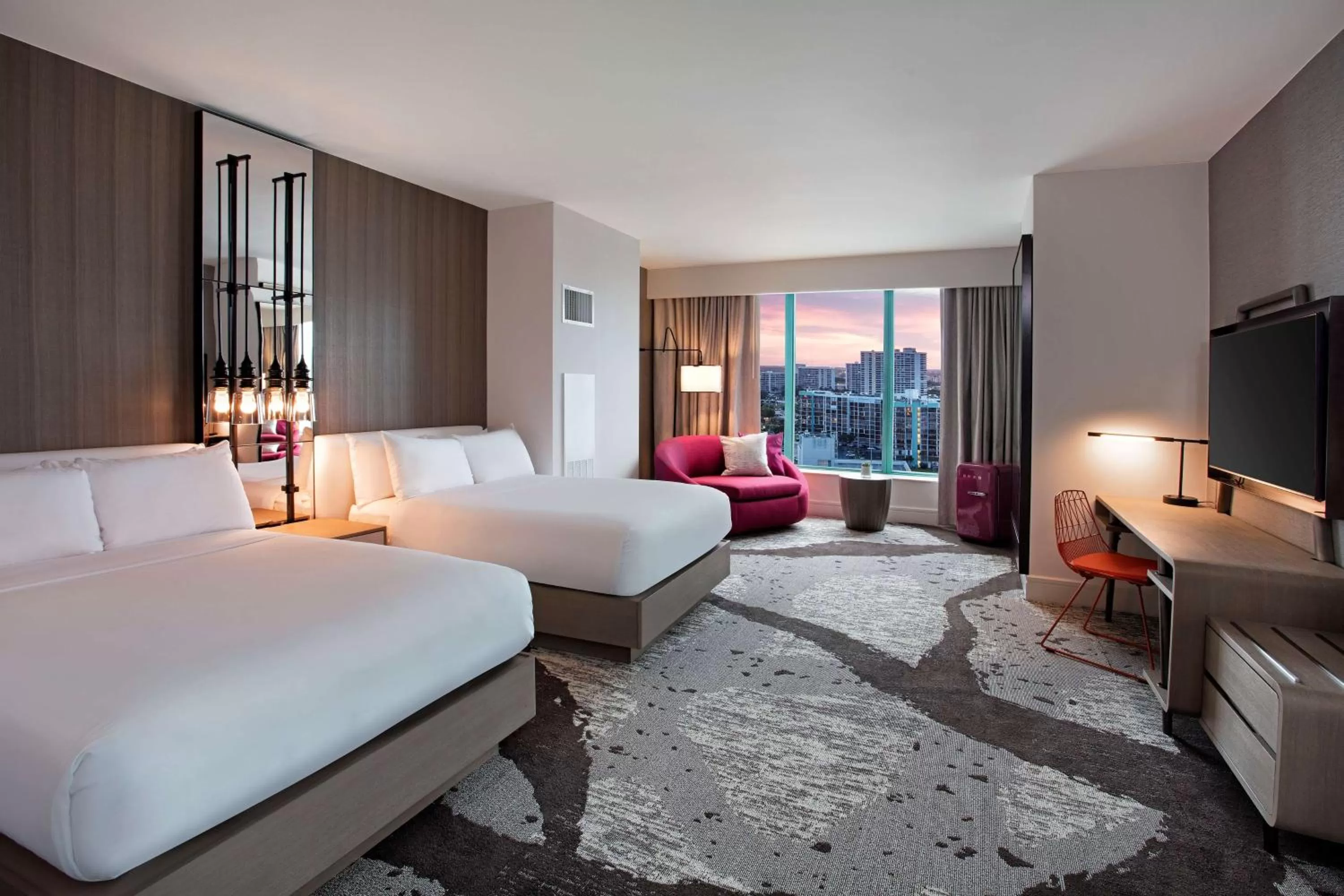 Bed in The Diplomat Beach Resort Hollywood, Curio Collection by Hilton