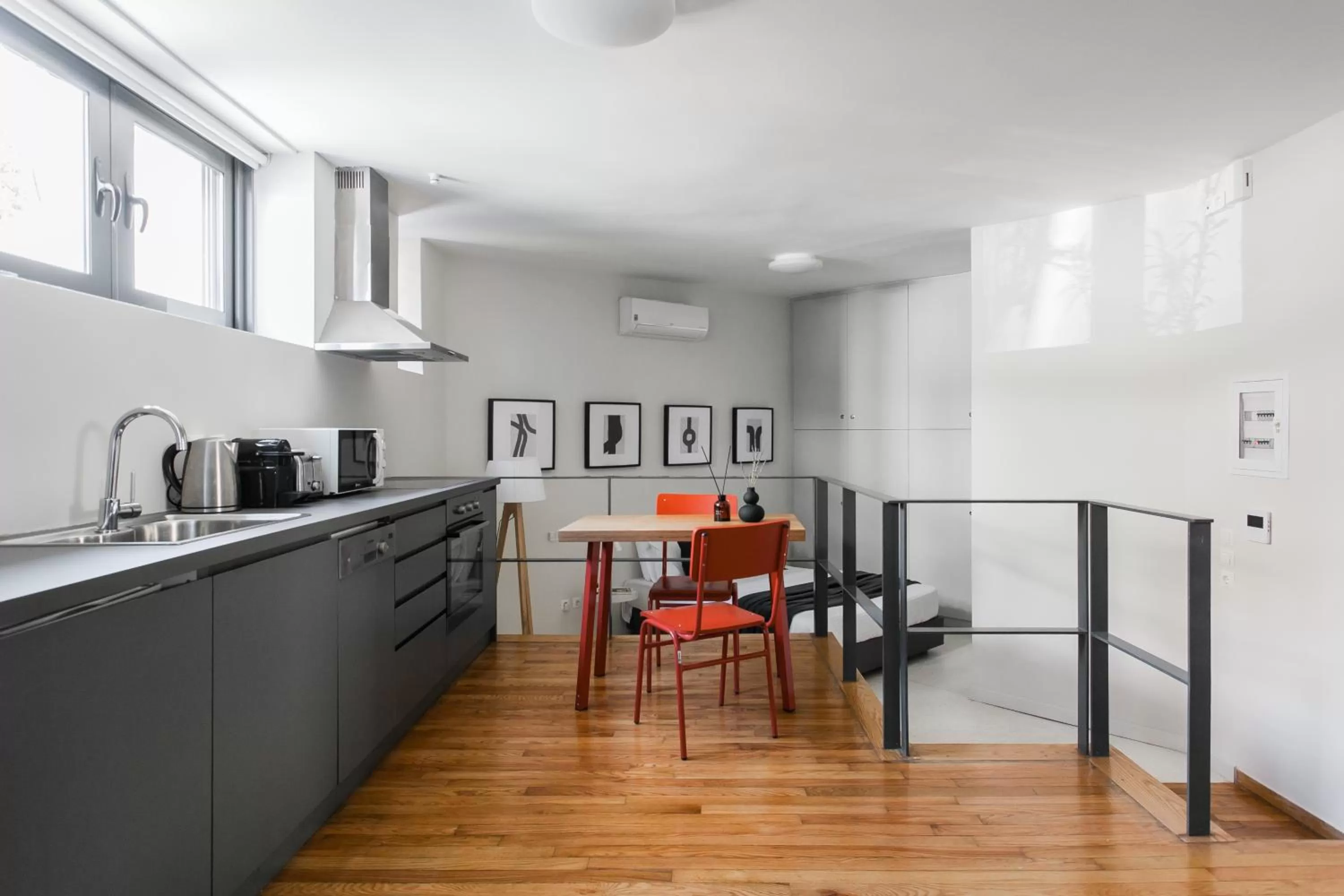 Bed, Kitchen/Kitchenette in ZOIA The Hill by UPSTREET