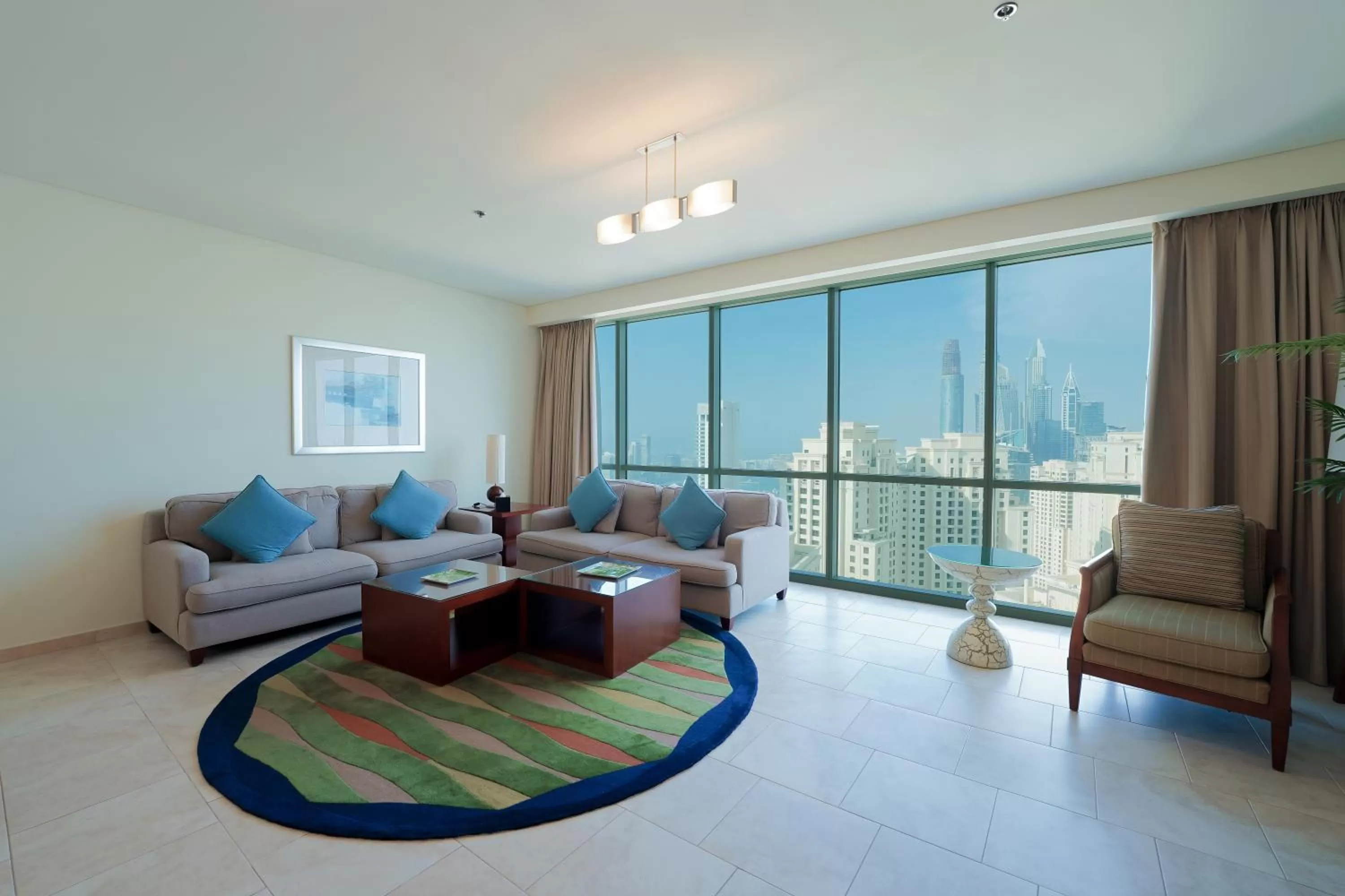 Living room in Blue Beach Tower The Walk JBR
