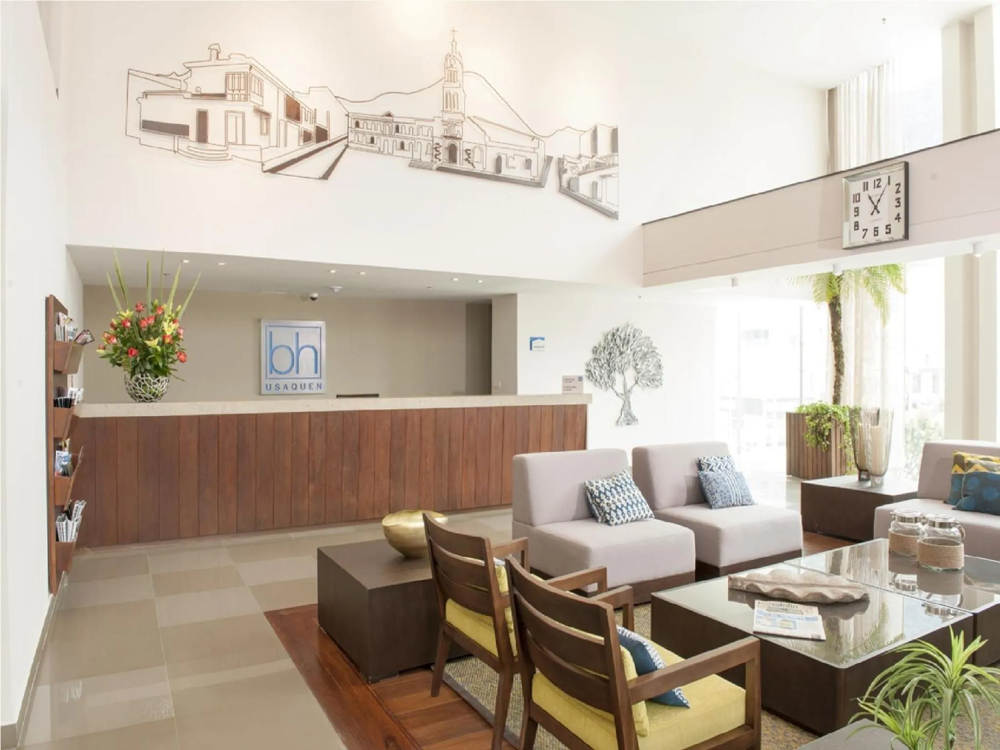 Lobby or reception in Hotel bh Usaquén