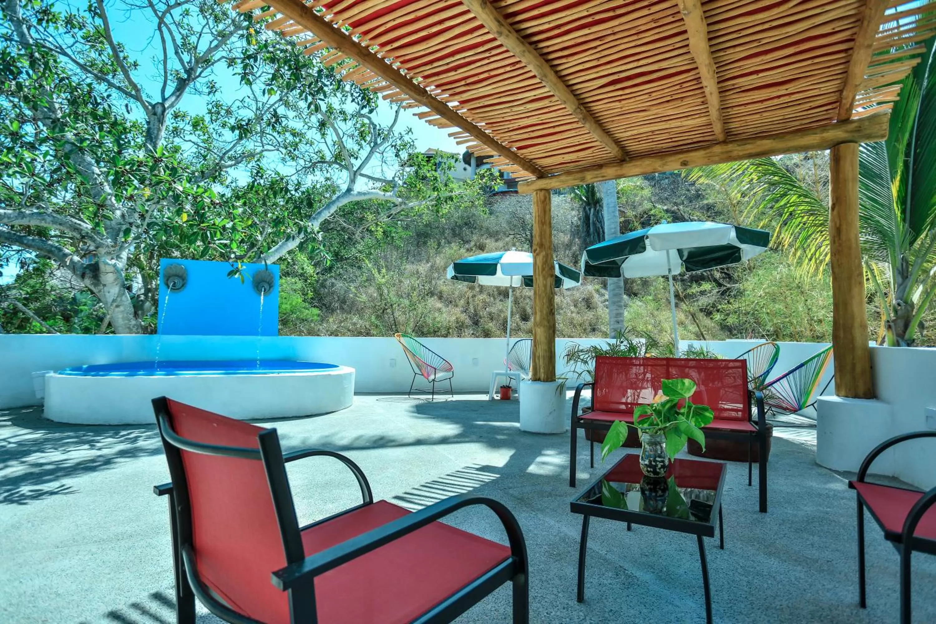 Patio in Mar y Sueños Suites