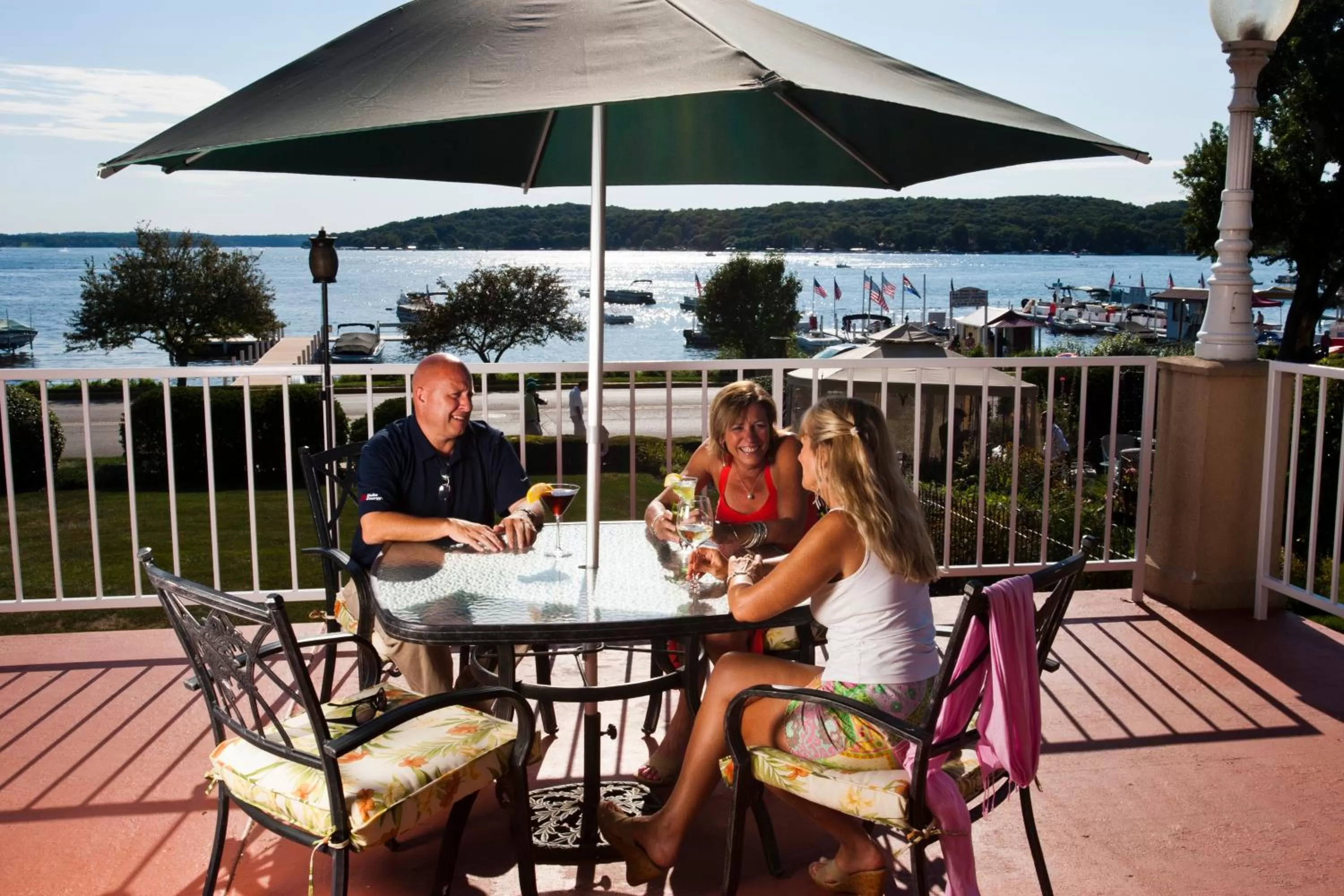 Patio in Bella Vista Suites Lake Geneva