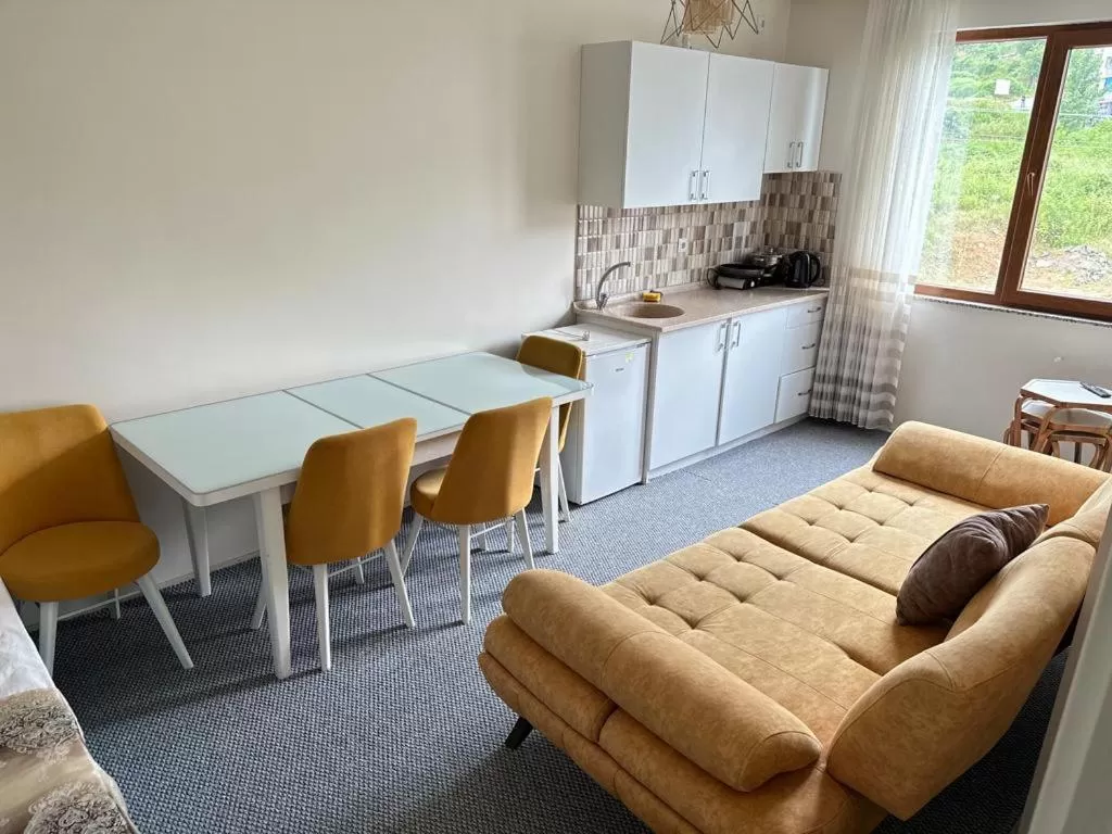 Kitchen/Kitchenette in Bikka&Asell Suite Hotel