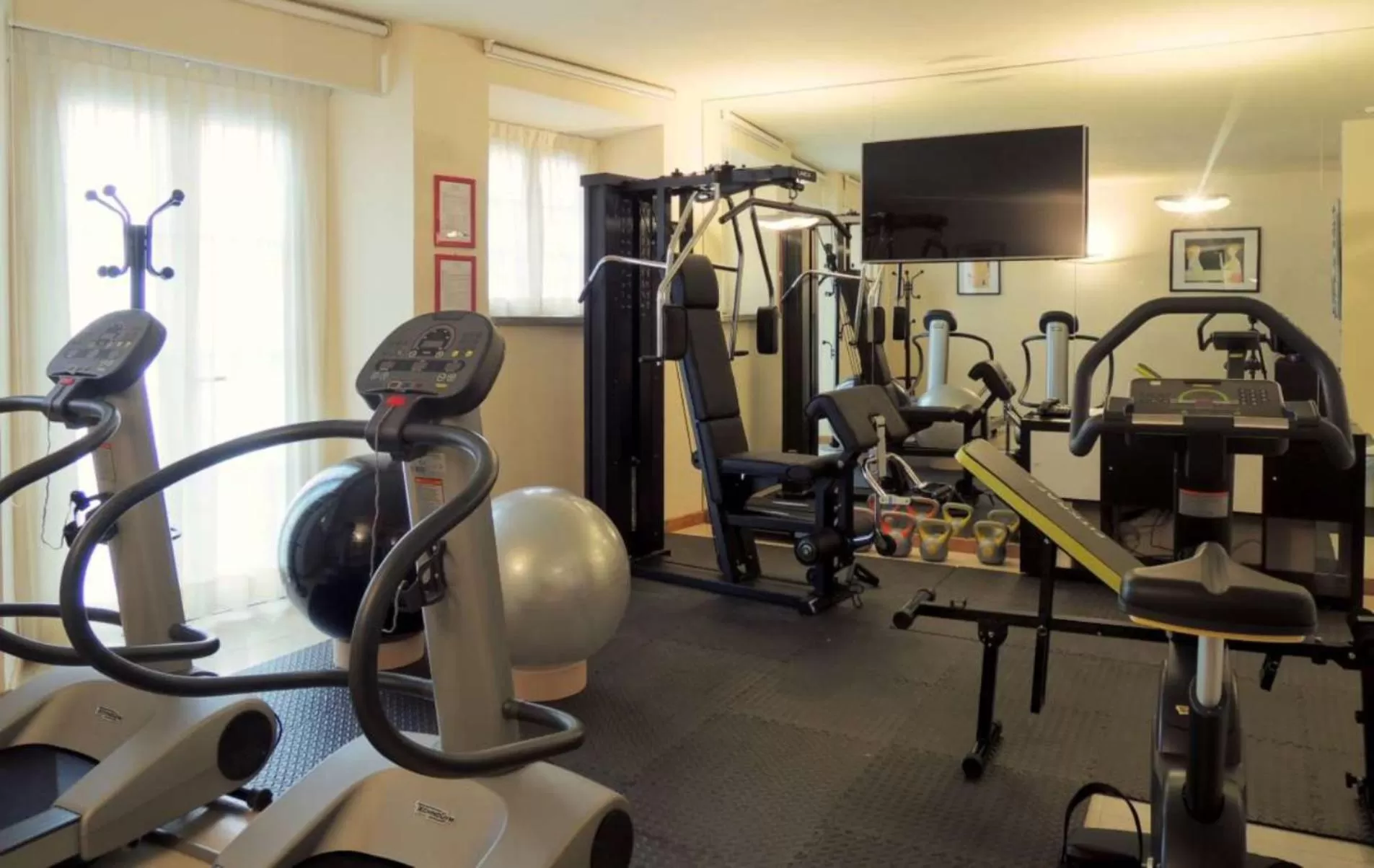 Fitness centre/facilities in Hotel Hambros - Il Parco in Villa Banchieri