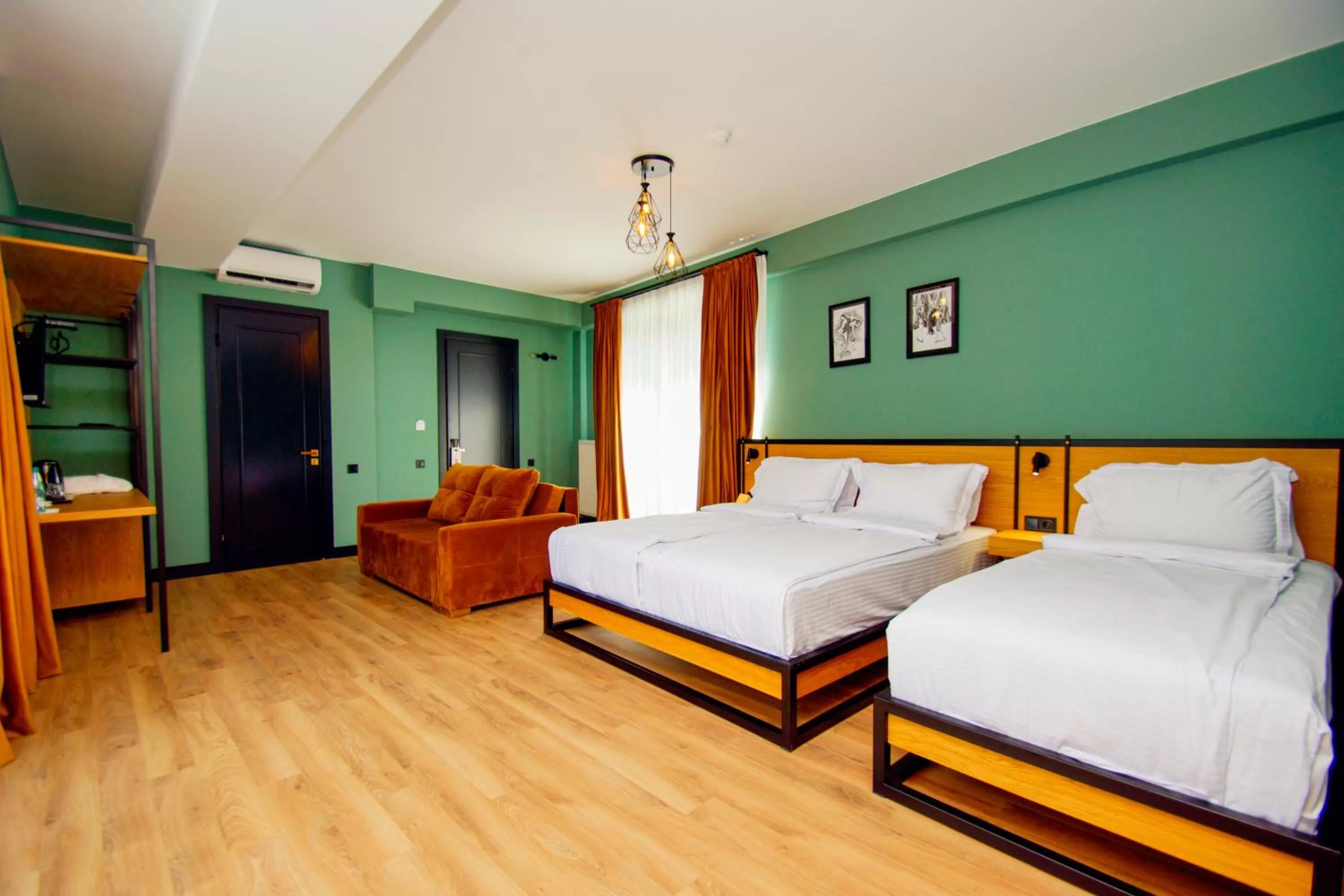 Photo of the whole room, Bed in Borjomi Bridge Hotel
