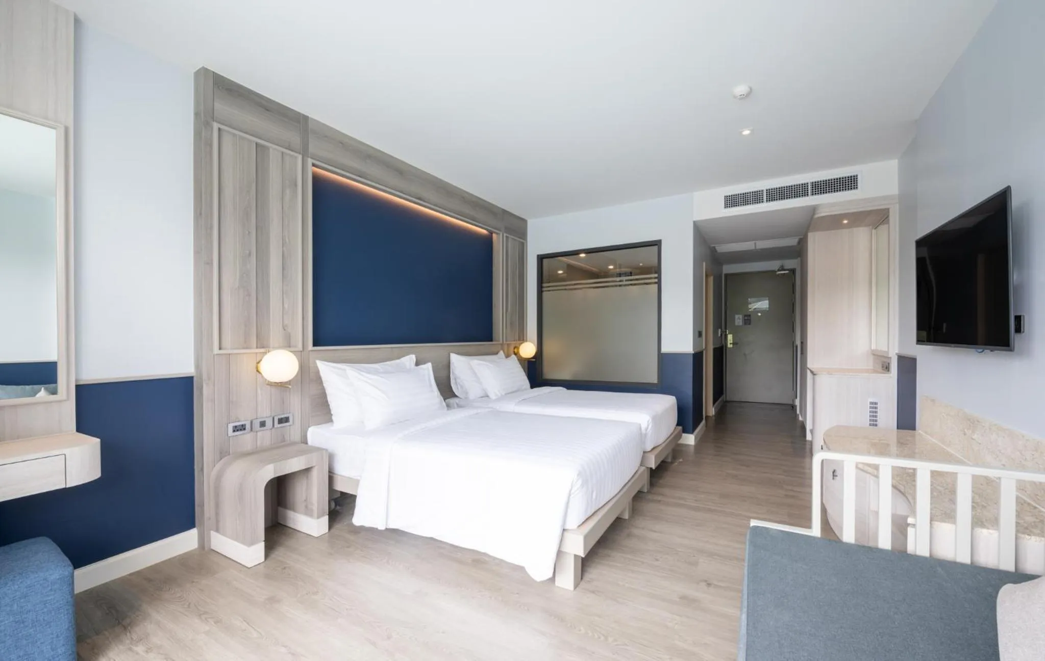 Bedroom, Bed in Seabed Grand Hotel Phuket - SHA Extra Plus