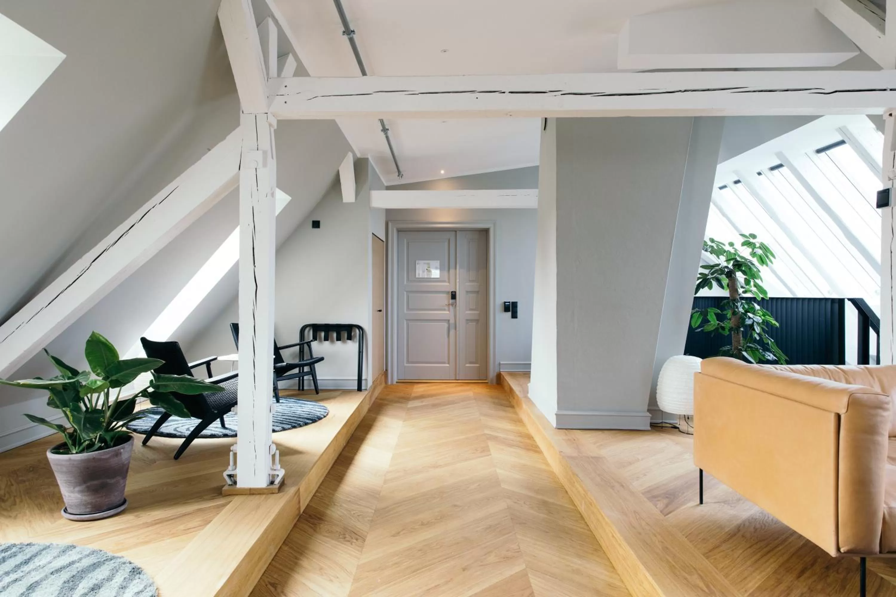 Living room in Nobis Hotel Copenhagen, a Member of Design Hotels