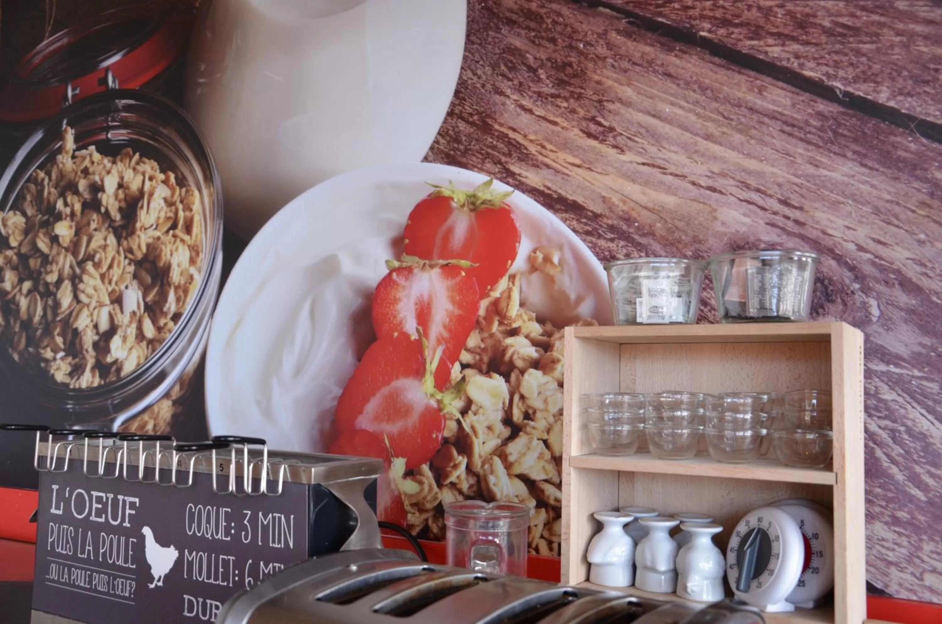 Buffet breakfast in ibis Issoire