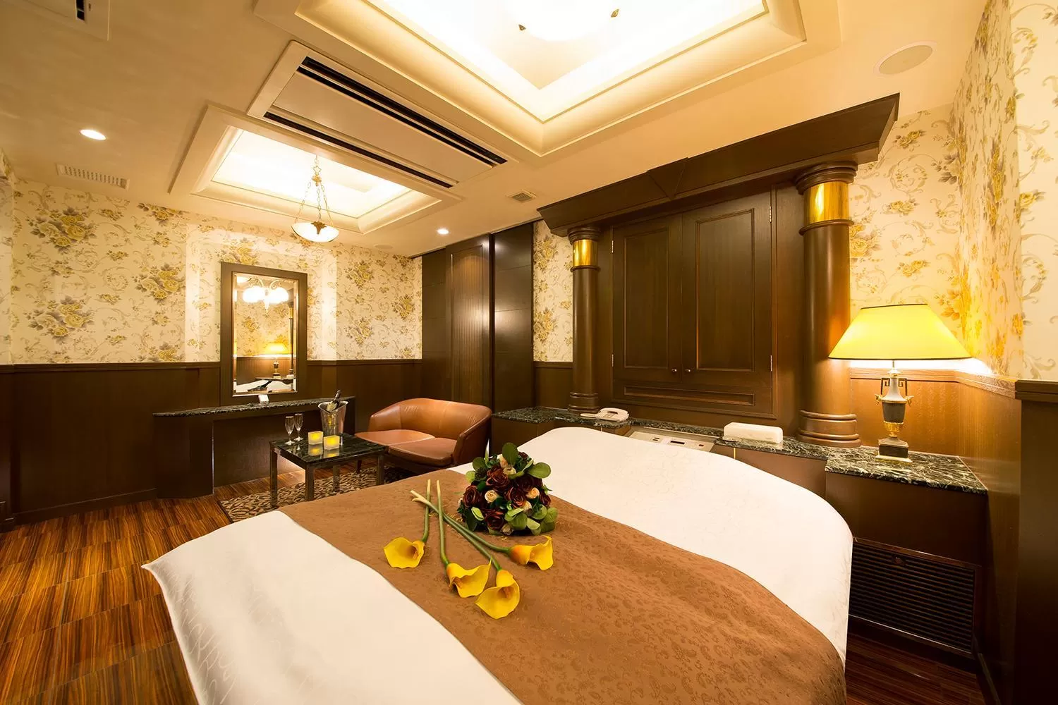 Living room, Bed in Lucky Sun