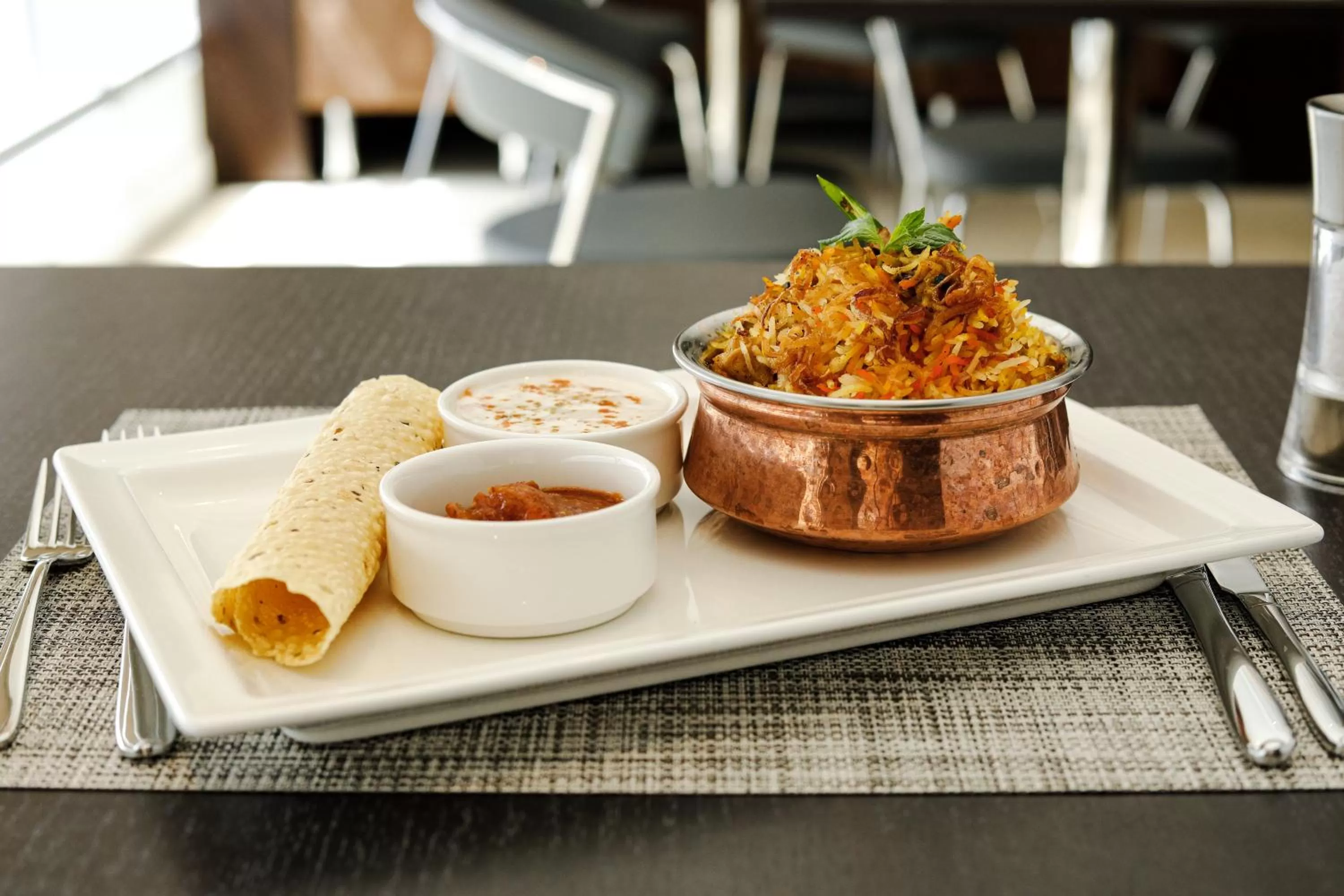 Restaurant/places to eat in Premier Inn Doha Airport