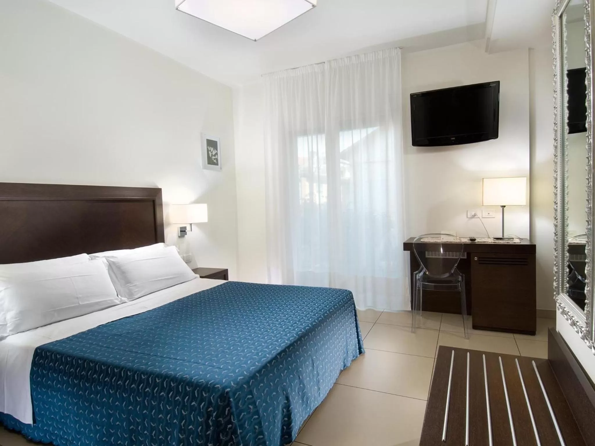 Decorative detail, Bed in Hotel La Cappuccina