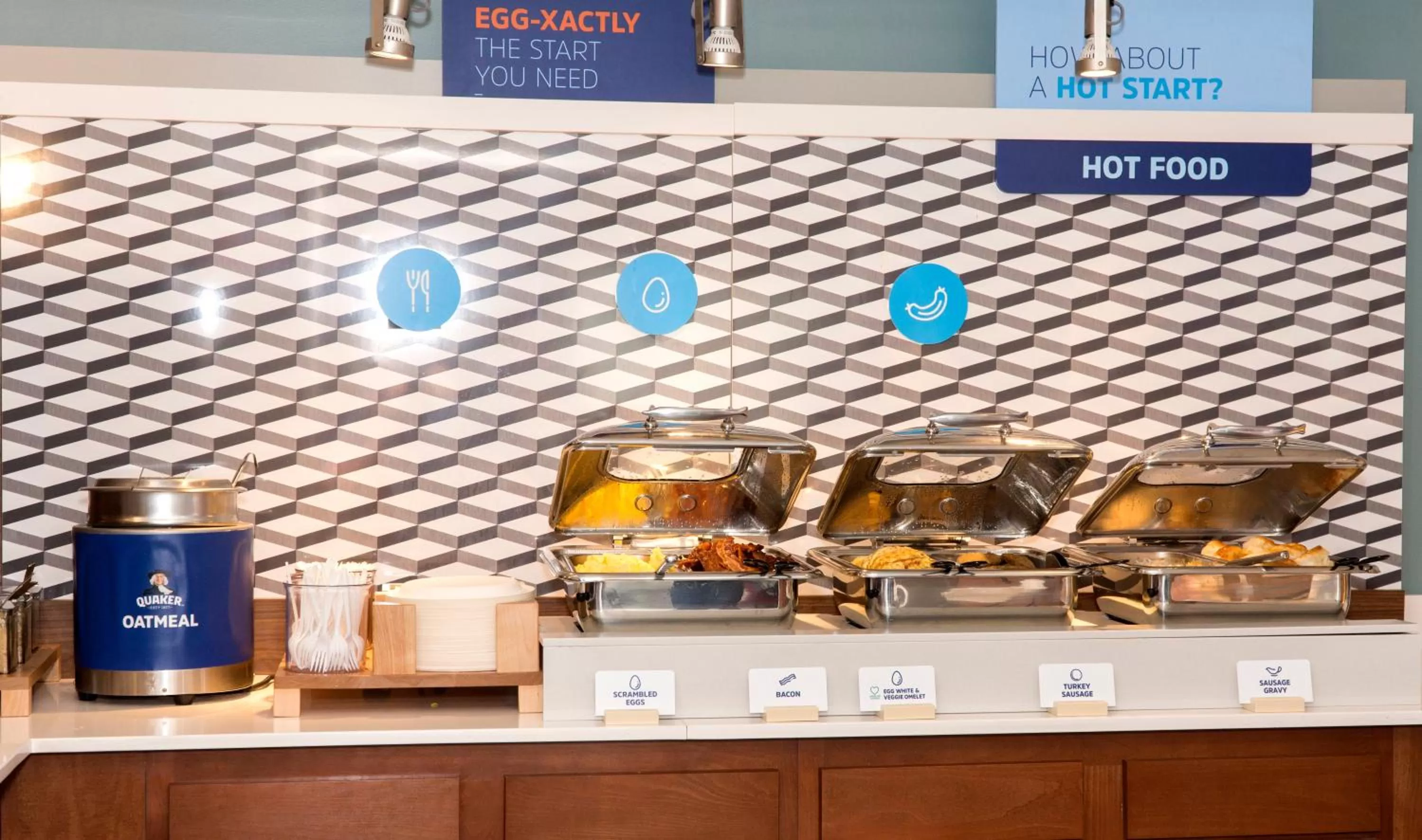 Breakfast in Holiday Inn Express Hotel & Suites Madison by IHG