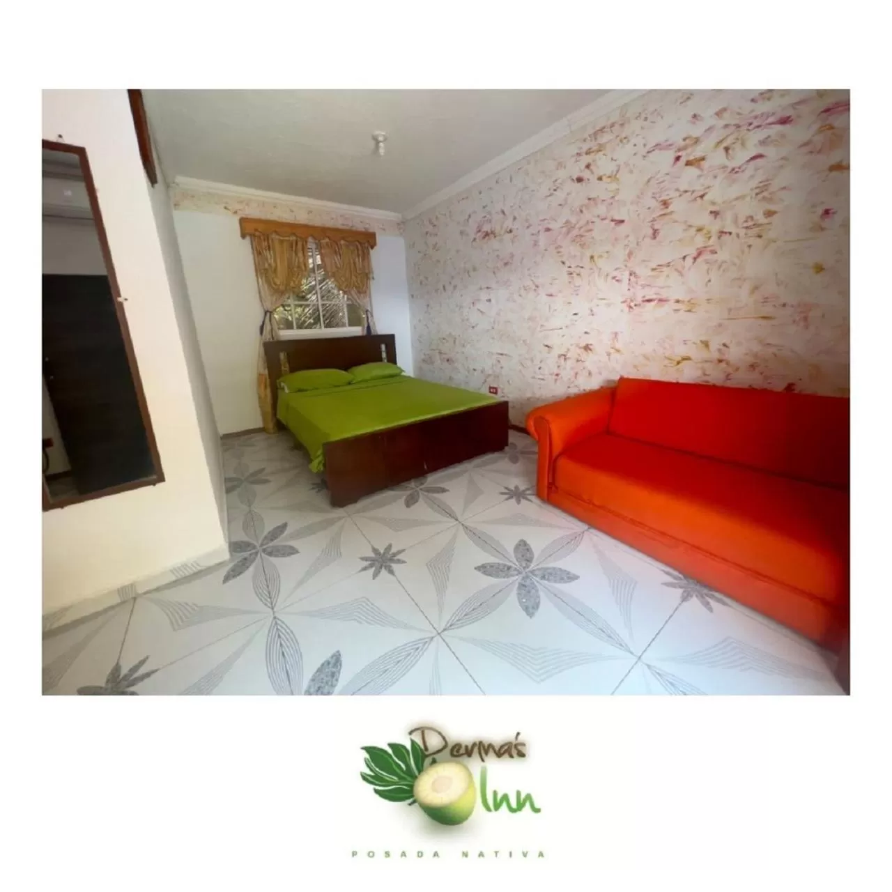 Bed in POSADA NATIVA DERMA´S INN