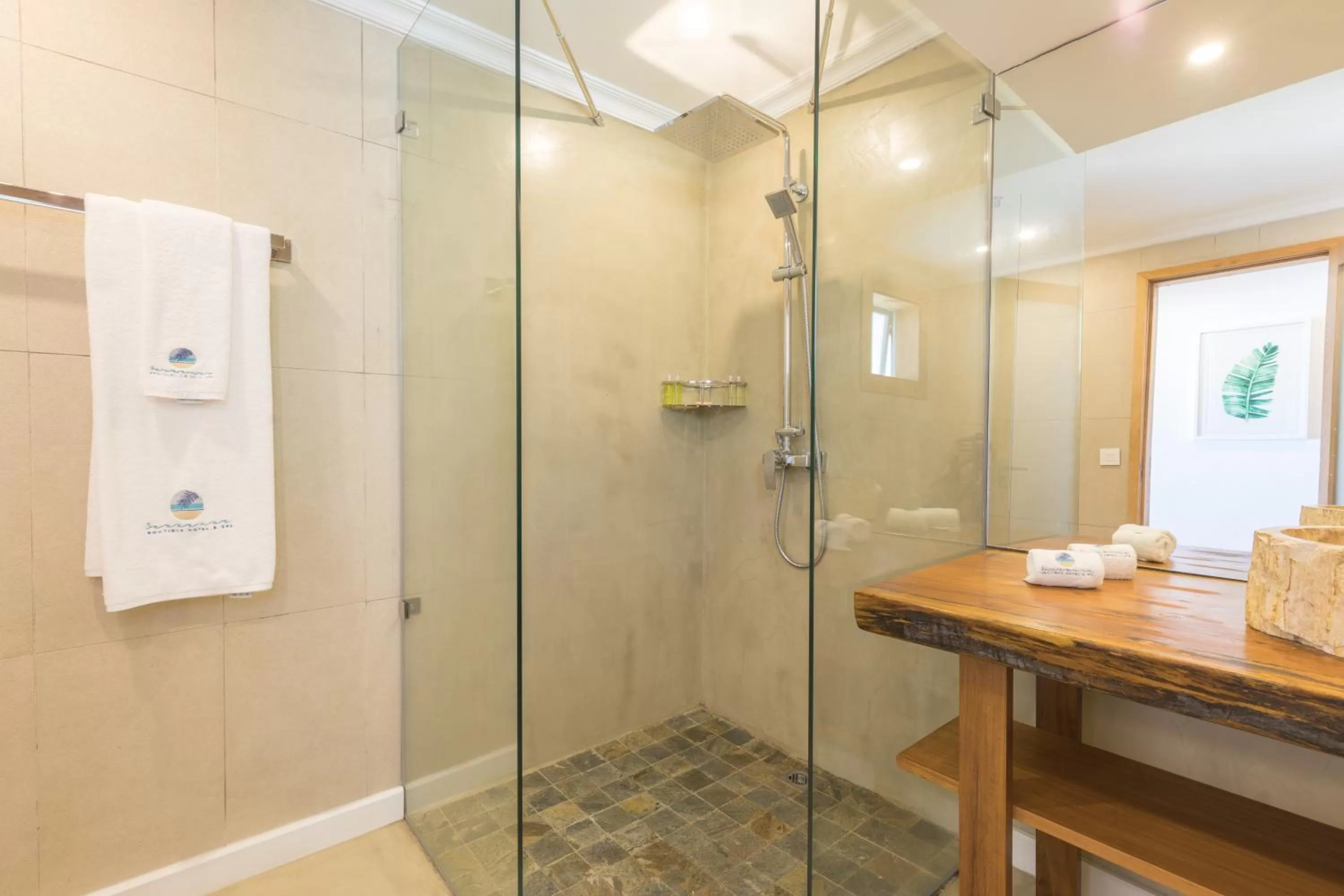 Shower in Seasense Boutique Hotel & Spa