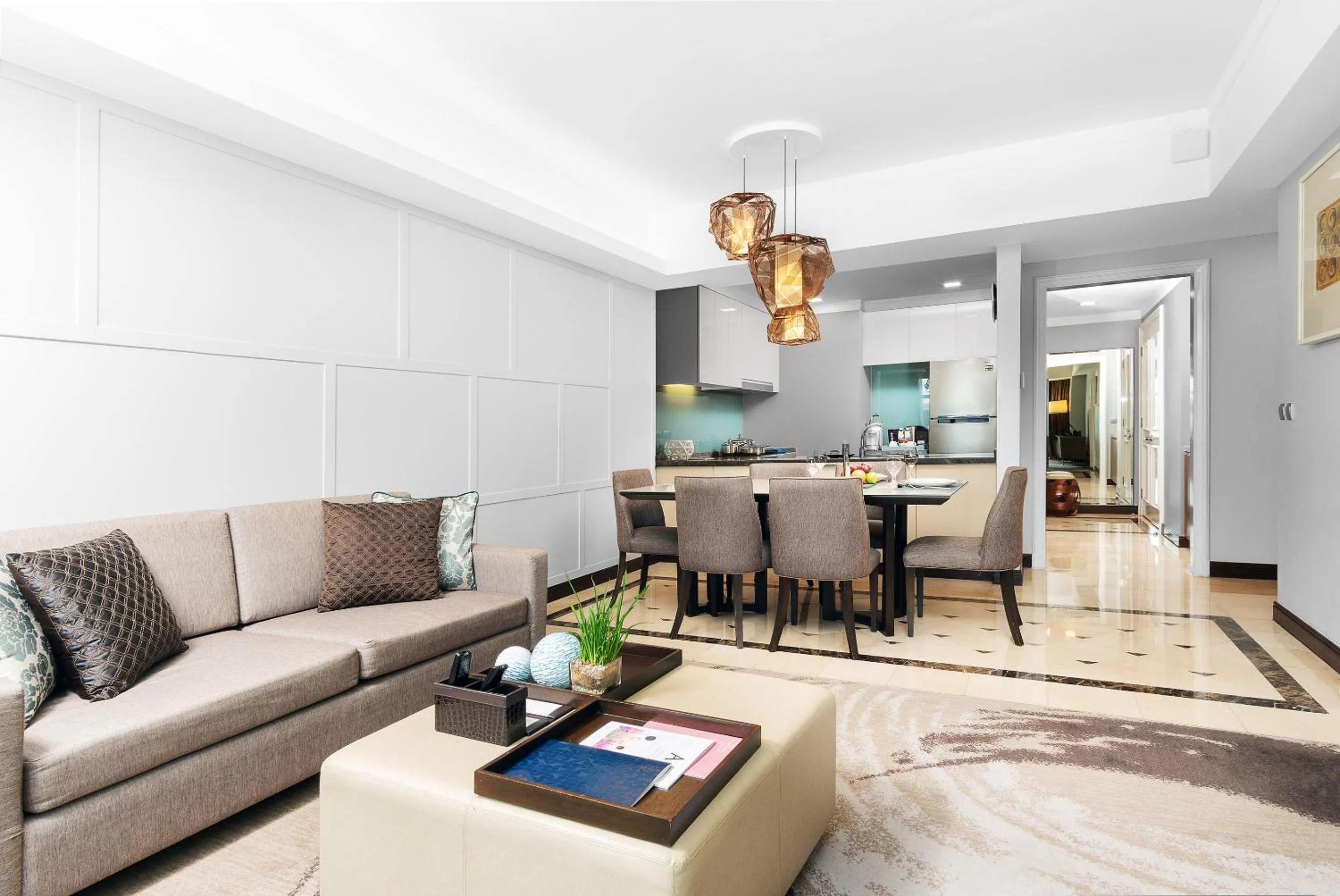 Dining area in Ascott Makati