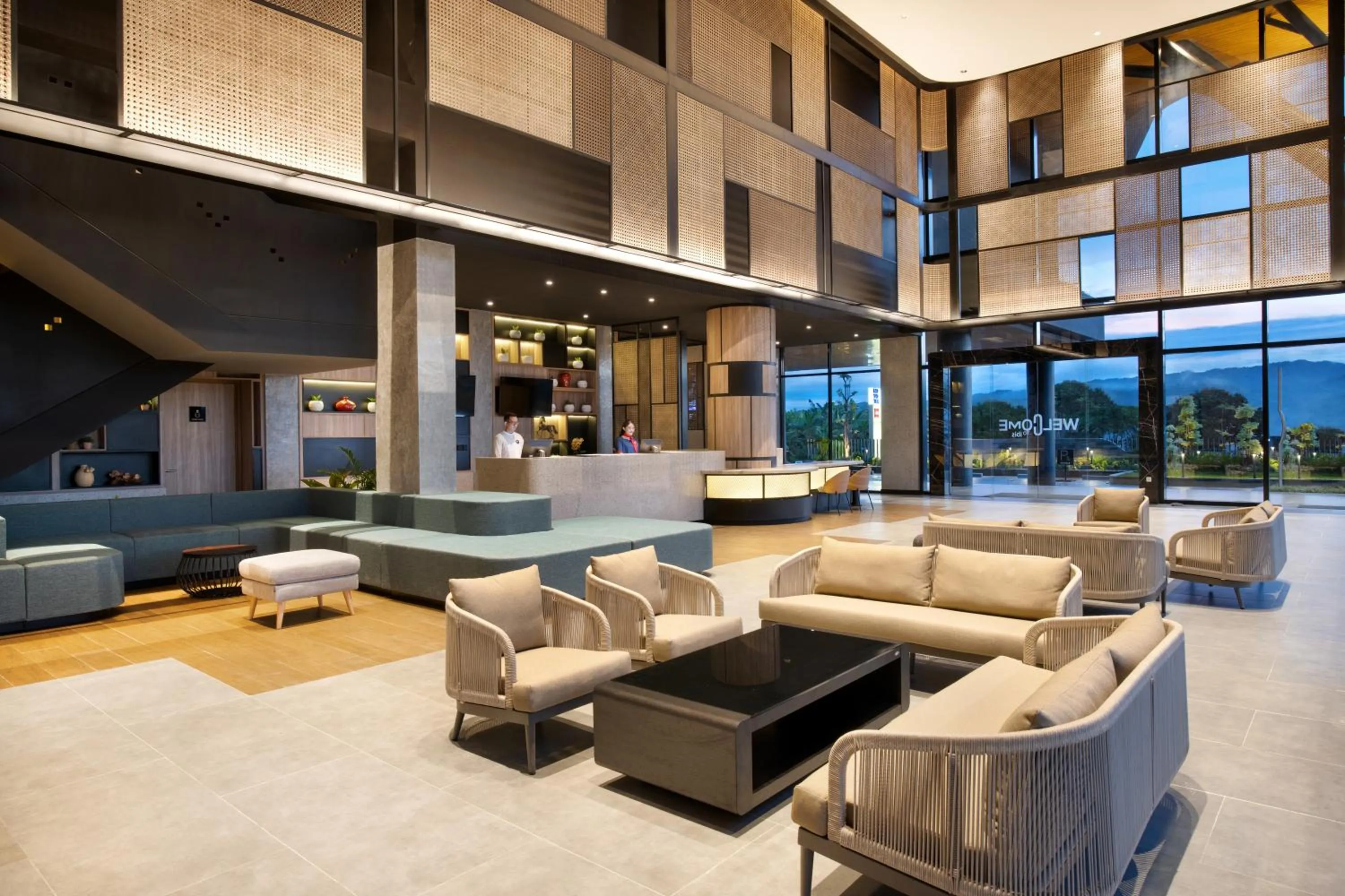 Lobby or reception in ibis Yogyakarta International Airport Kulon Progo