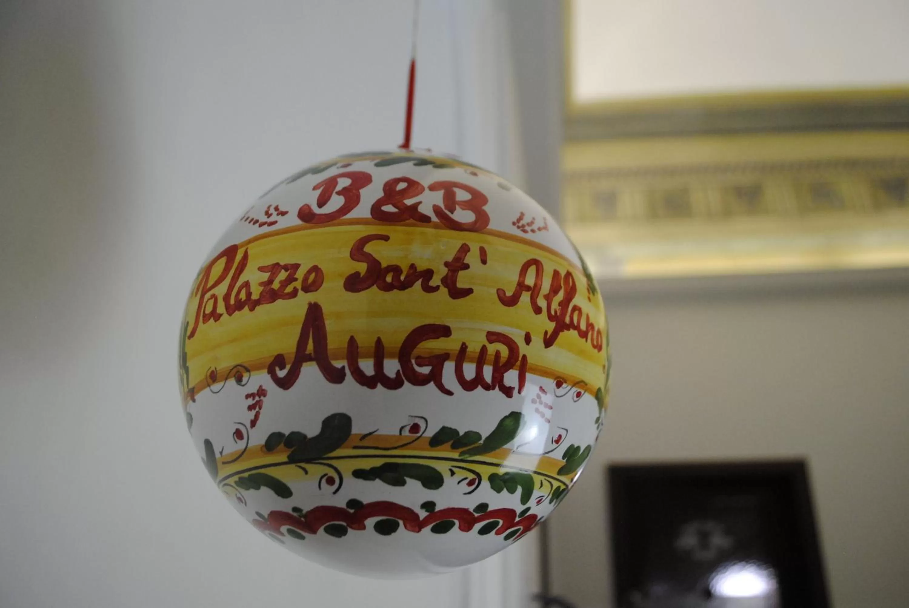 Communal lounge/ TV room in B&B Palazzo Sant'Alfano