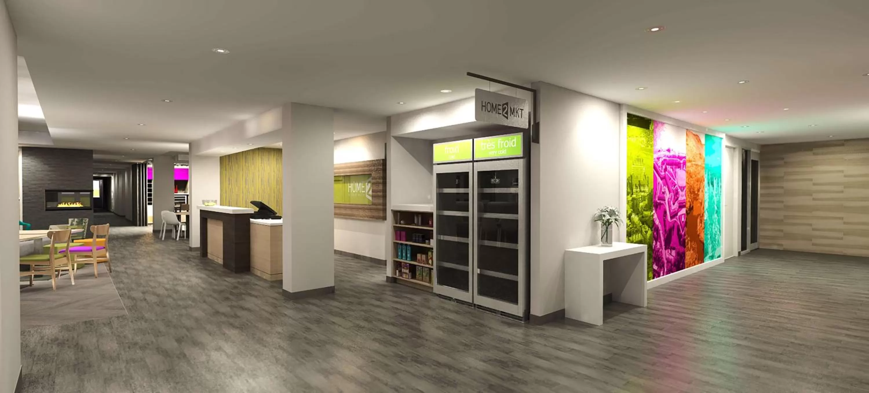 Lobby or reception in Home2 Suites By Hilton Quebec City