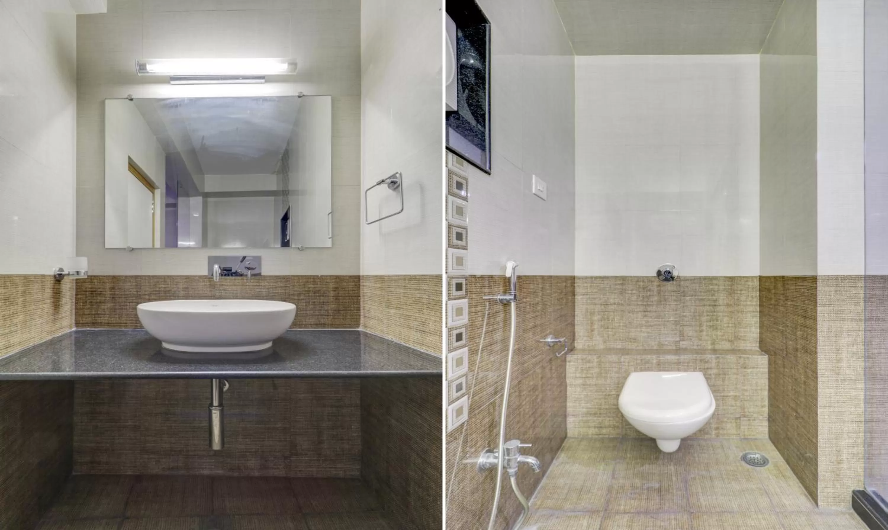 Shower, Bathroom in Treebo Trend Orange City