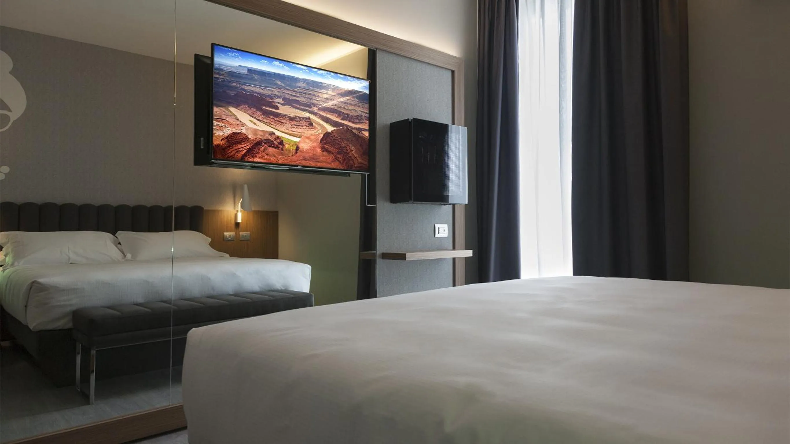 Bedroom, Bed in G Hotel Pescara