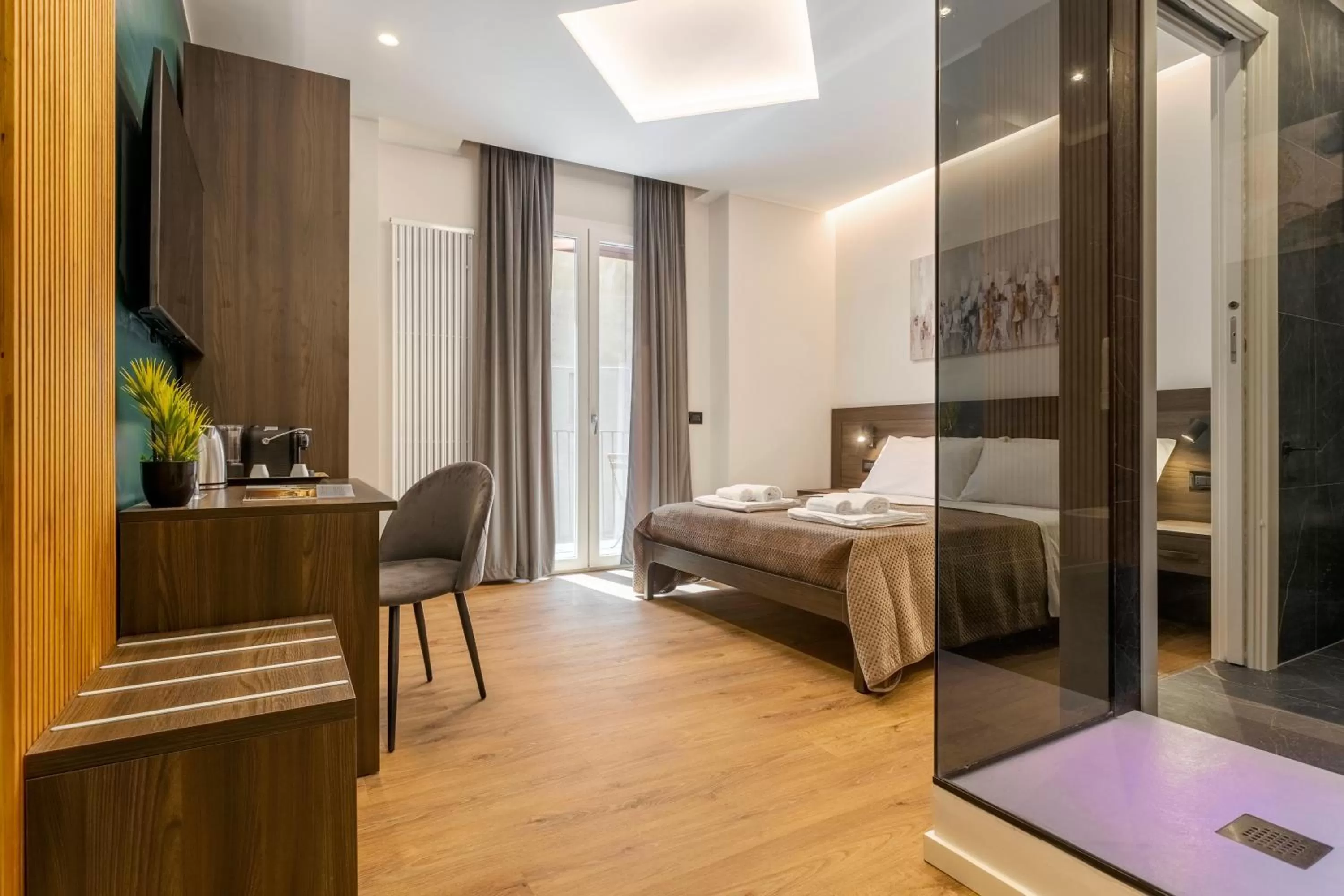 Bed in Quinto Stabile Rooms&Suite