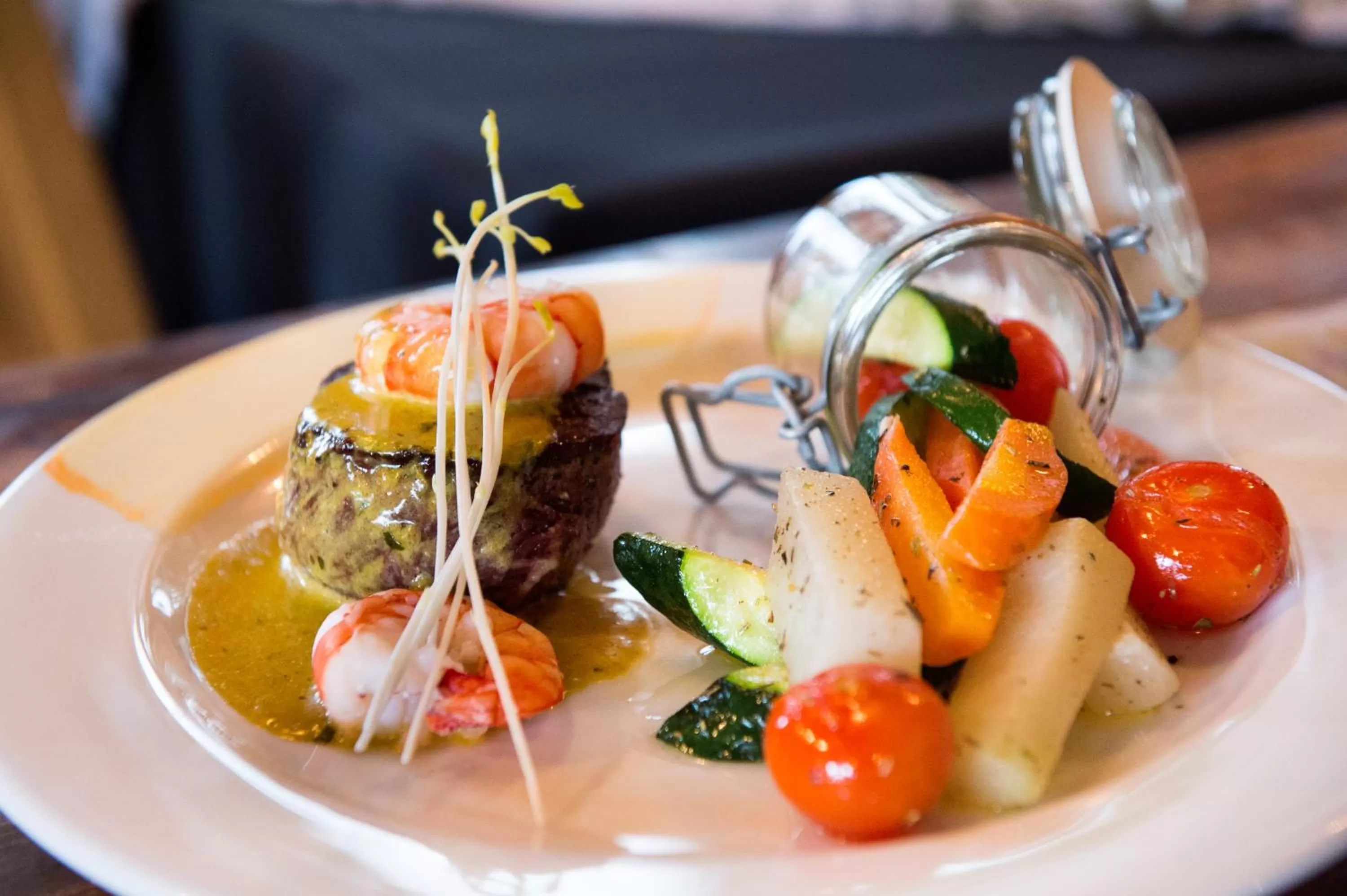 Food close-up in Hotel Marmotte