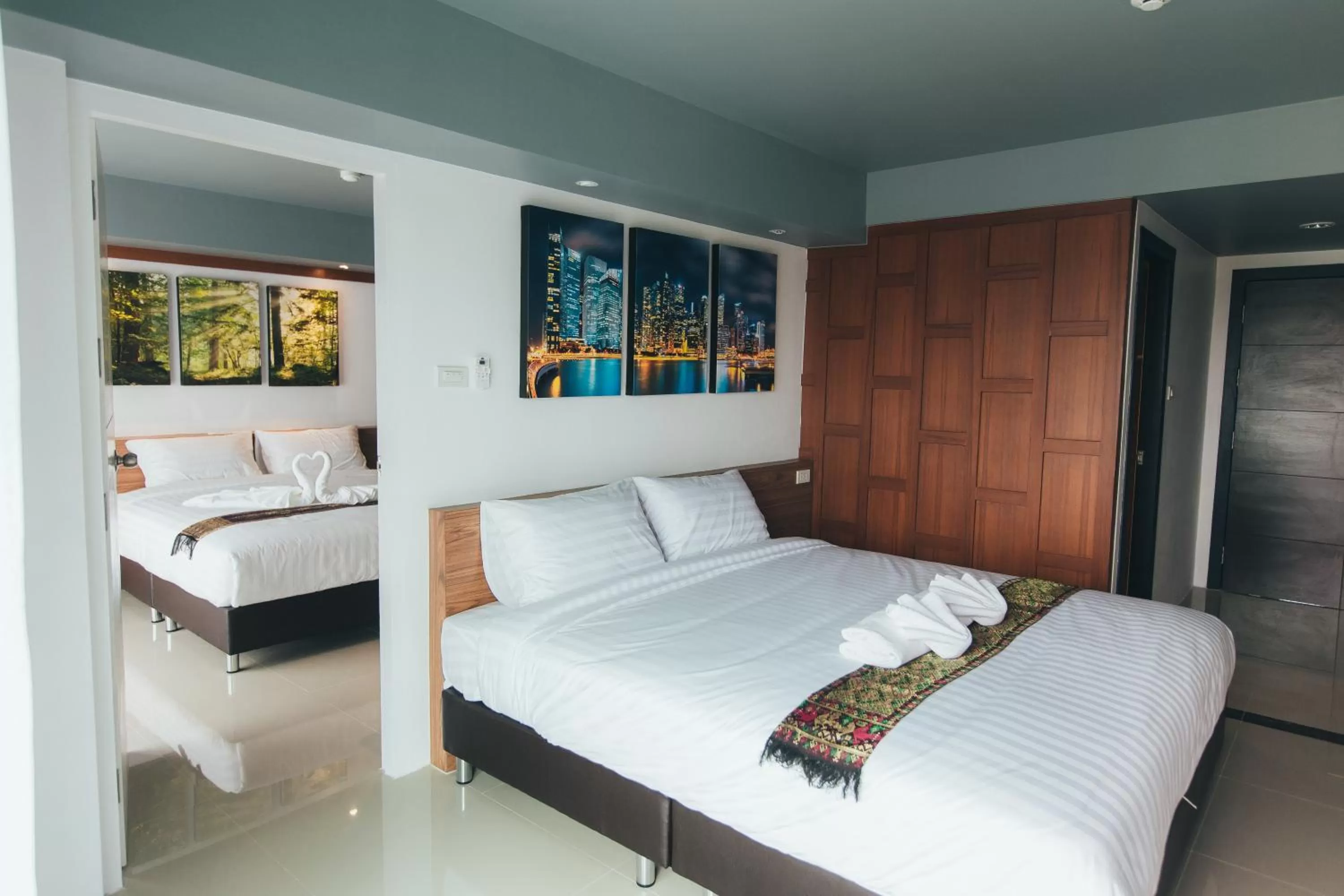 Bed in PP@Hotel Rangsit