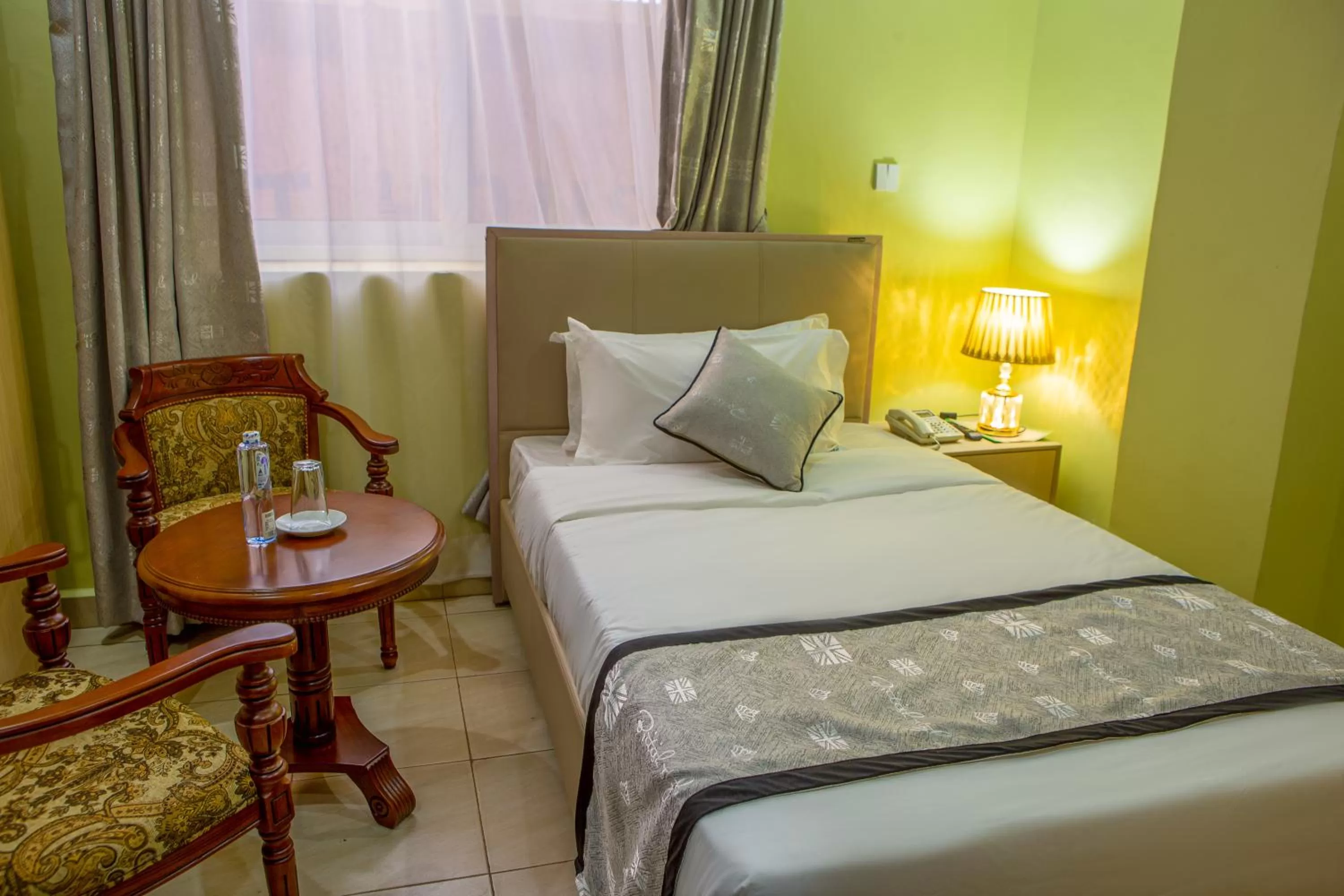 Bed in Bukandula Hotel