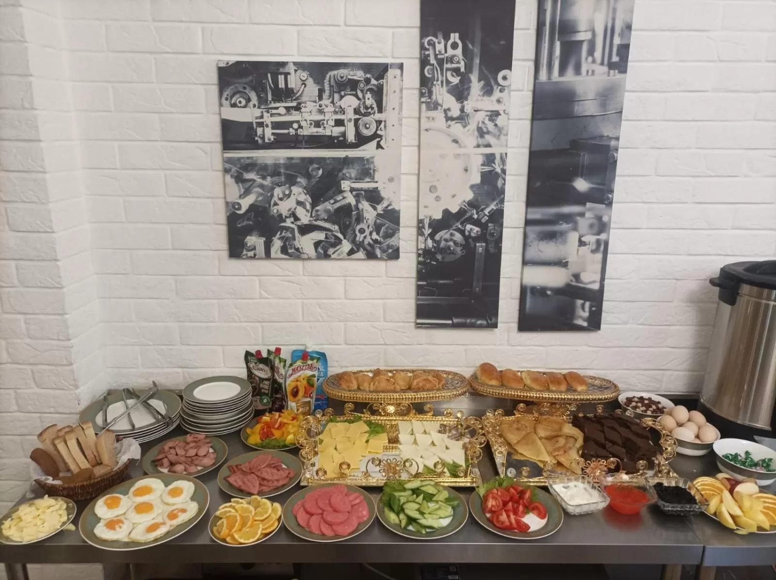 Breakfast in Resident Hotel Almaty