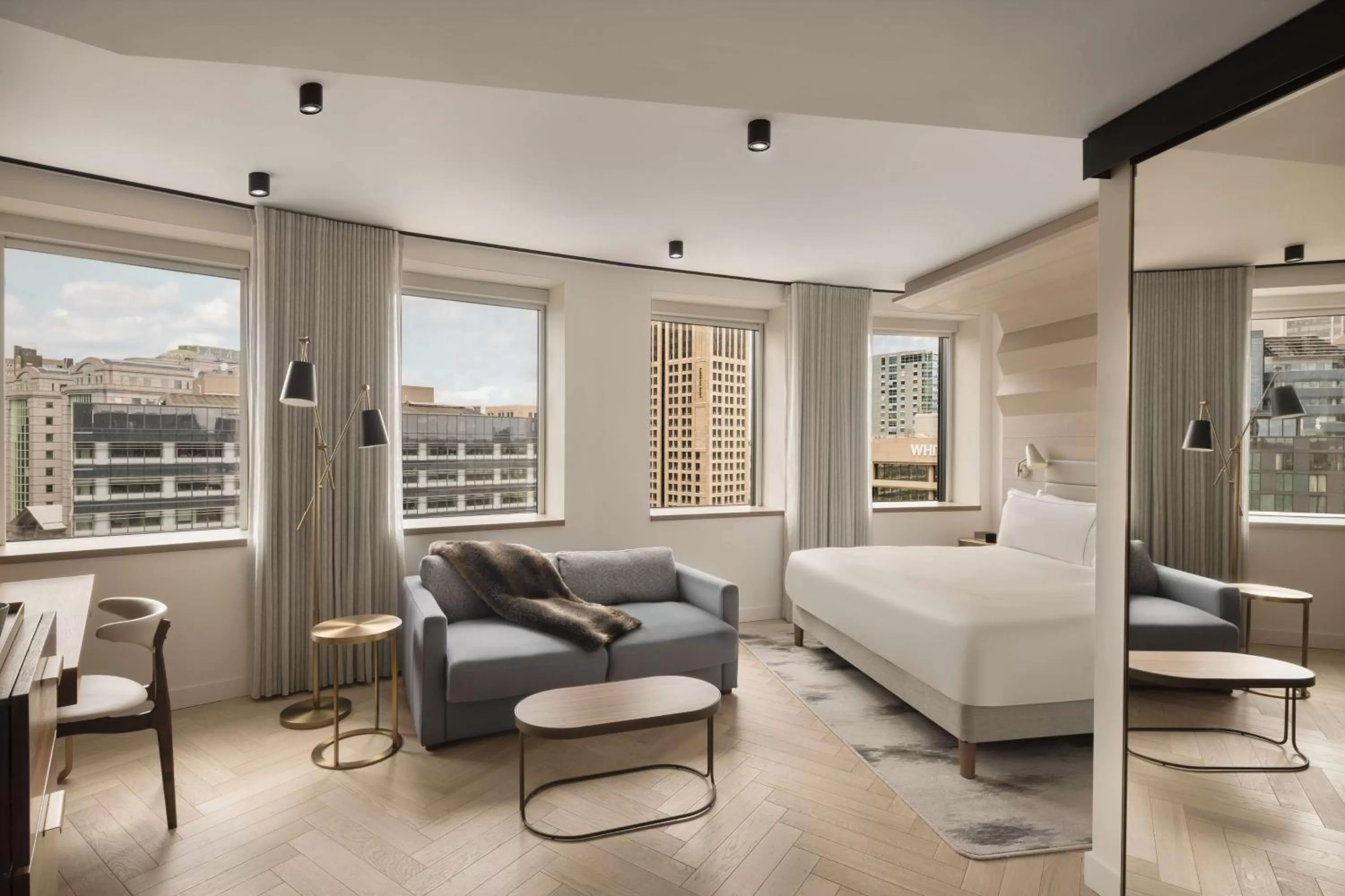 Living room, Bed in Canopy by Hilton London City