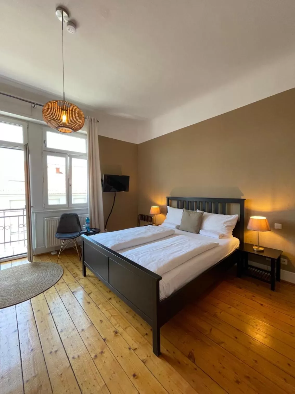 Balcony/Terrace, Bed in AUERSTEIN-Hotels auerstein & auerstein-mono