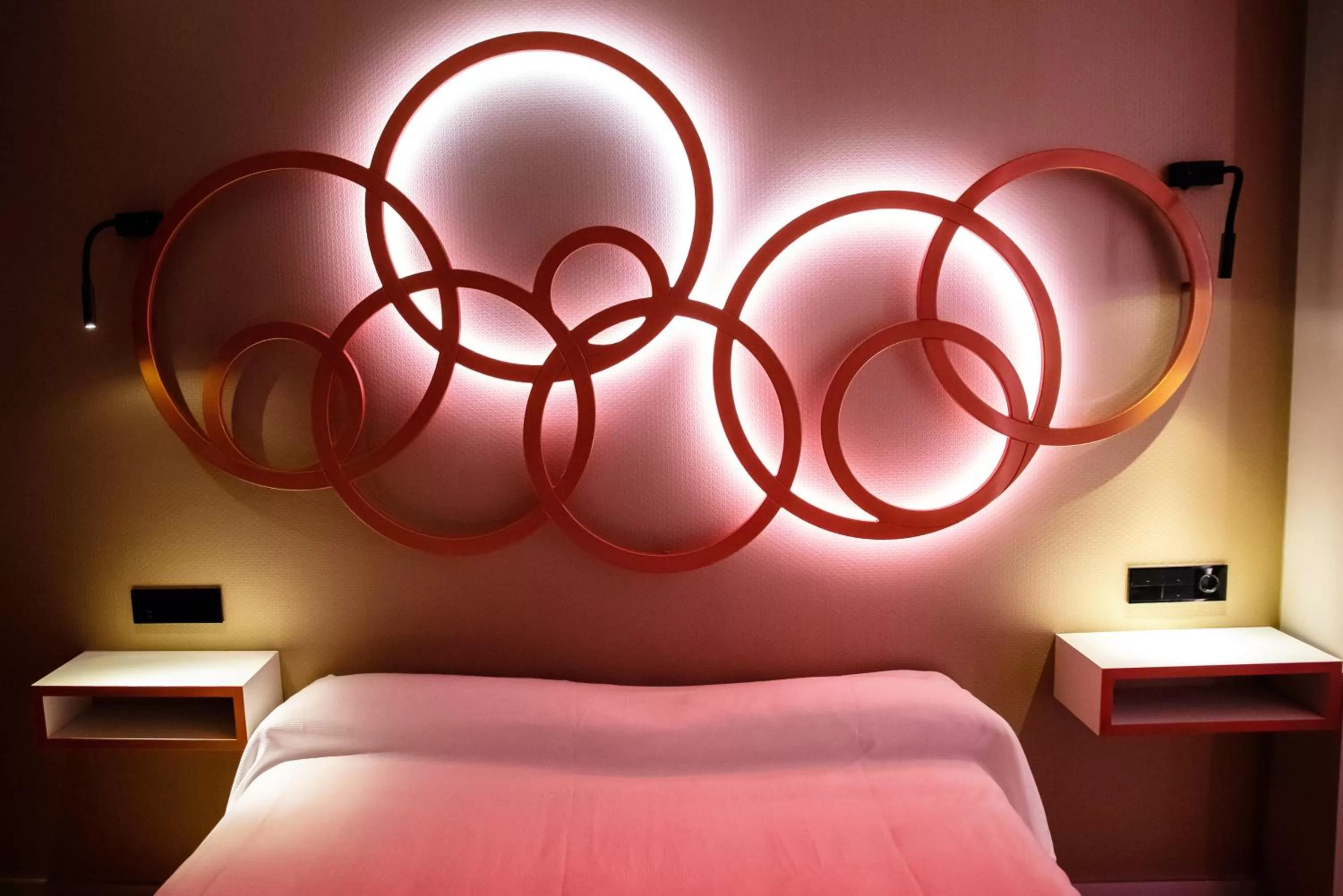 Bed in Hotel Centro Los Braseros