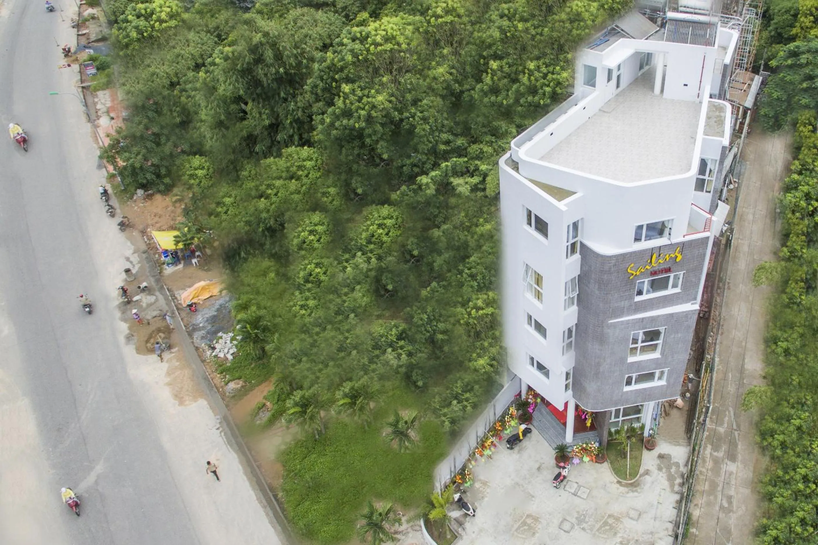 Facade/entrance, Bird's-eye View in Sailing Hotel Phú Quốc Island