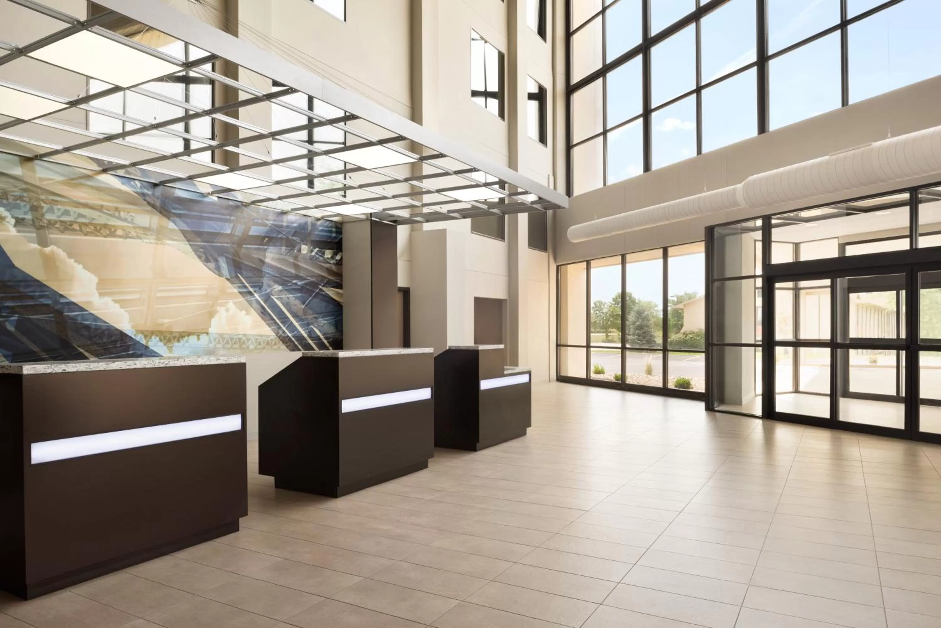 Lobby or reception in Holiday Inn - Bloomington - Normal by IHG