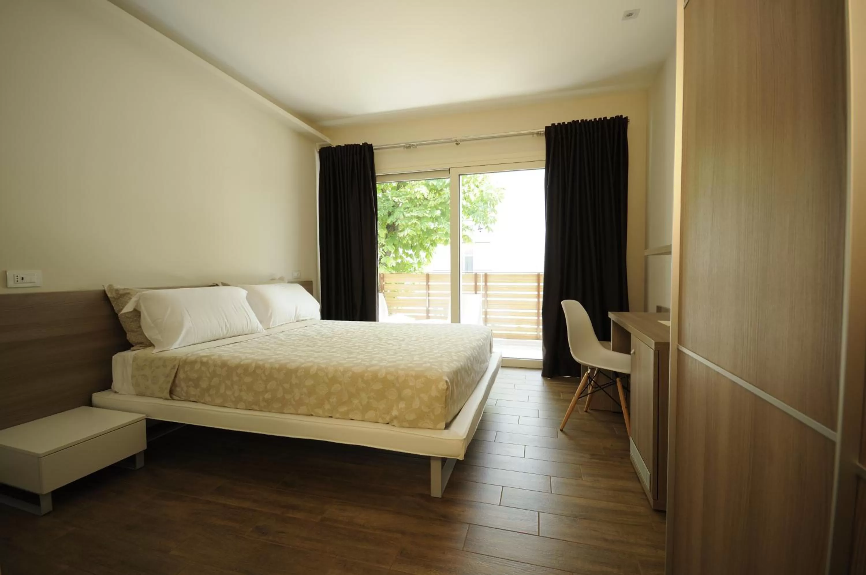 Balcony/Terrace, Bed in Locanda Dogana