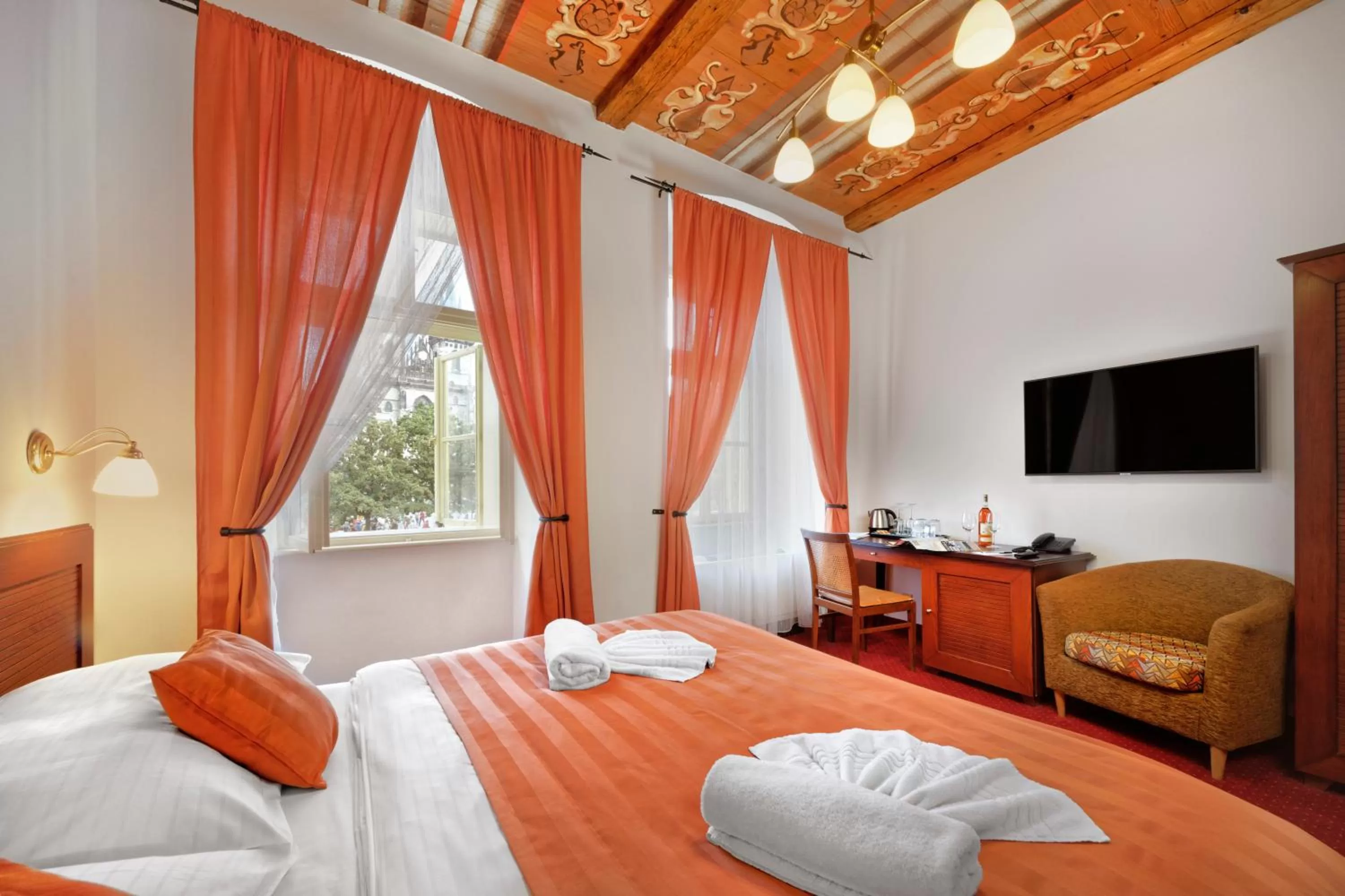 Bed in Hotel Lippert